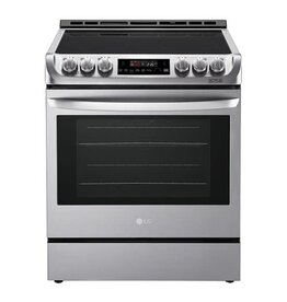 LG Electronics LG  6.3 cu. ft. Slide-In Electric Range with ProBake Convection Oven and EasyClean in Stainless Steel