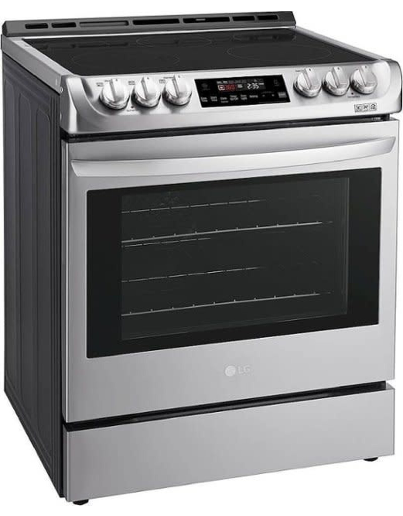 LG Electronics LG  6.3 cu. ft. Slide-In Electric Range with ProBake Convection Oven and EasyClean in Stainless Steel