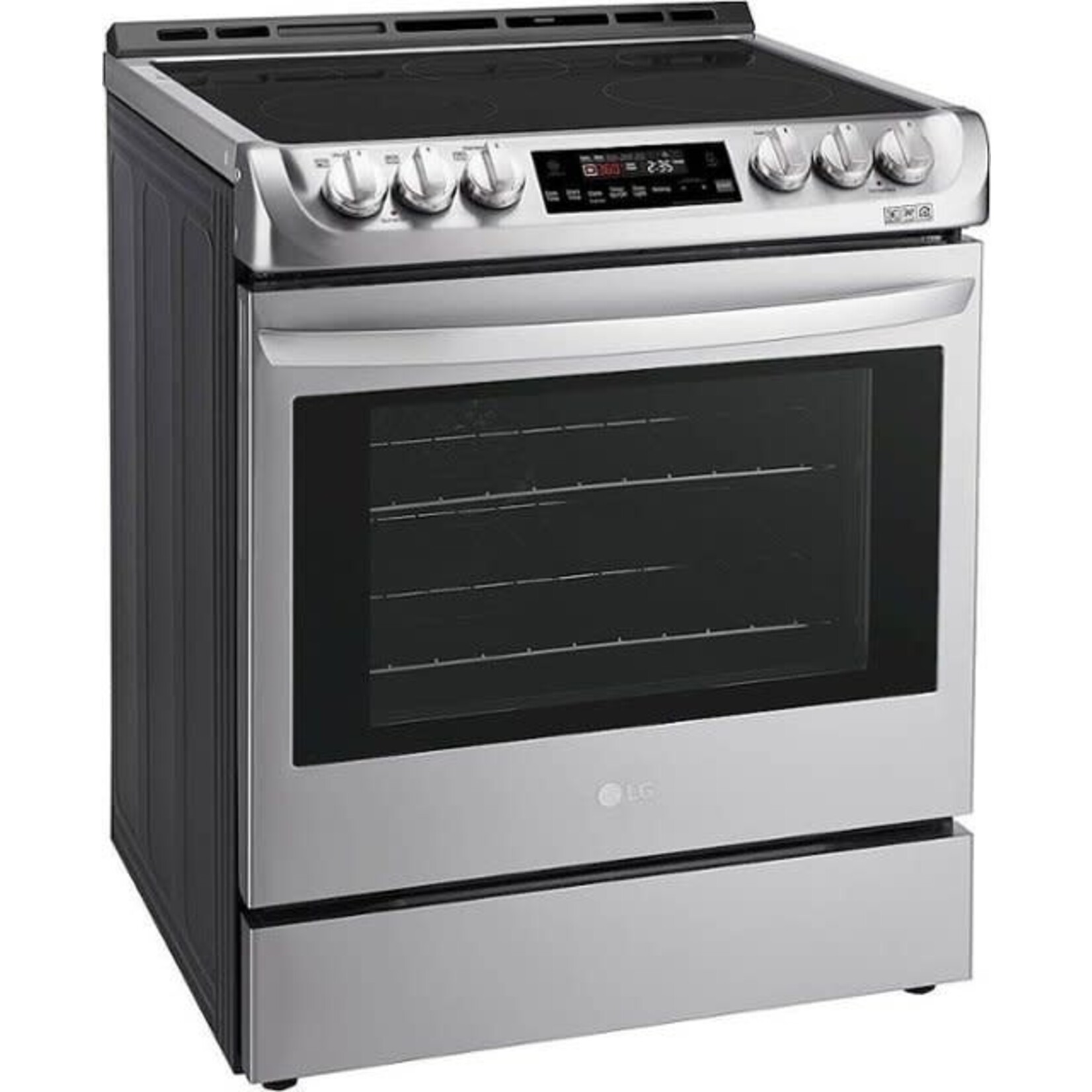 LG Electronics *LSE4611ST LG  6.3 cu. ft. Slide-In Electric Range with ProBake Convection Oven and EasyClean in Stainless Steel