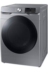 SAMSUNG DVE45B6300P 7.5 cu. ft. Smart Stackable Vented Electric Dryer with Steam Sanitize+ in Platinum