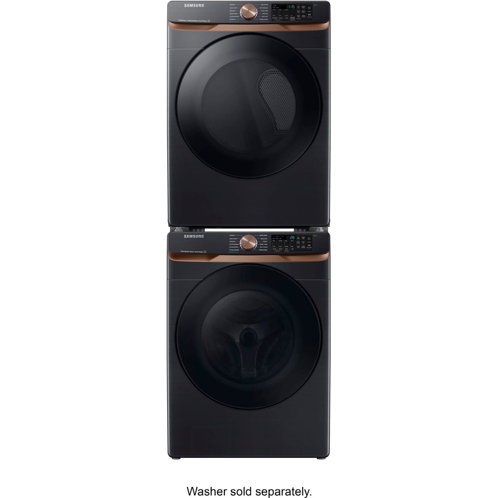 SAMSUNG DVE50BG8300V  7.5 cu. ft. Smart Electric Dryer in Brushed Black with Steam Sanitize+ and Sensor Dry