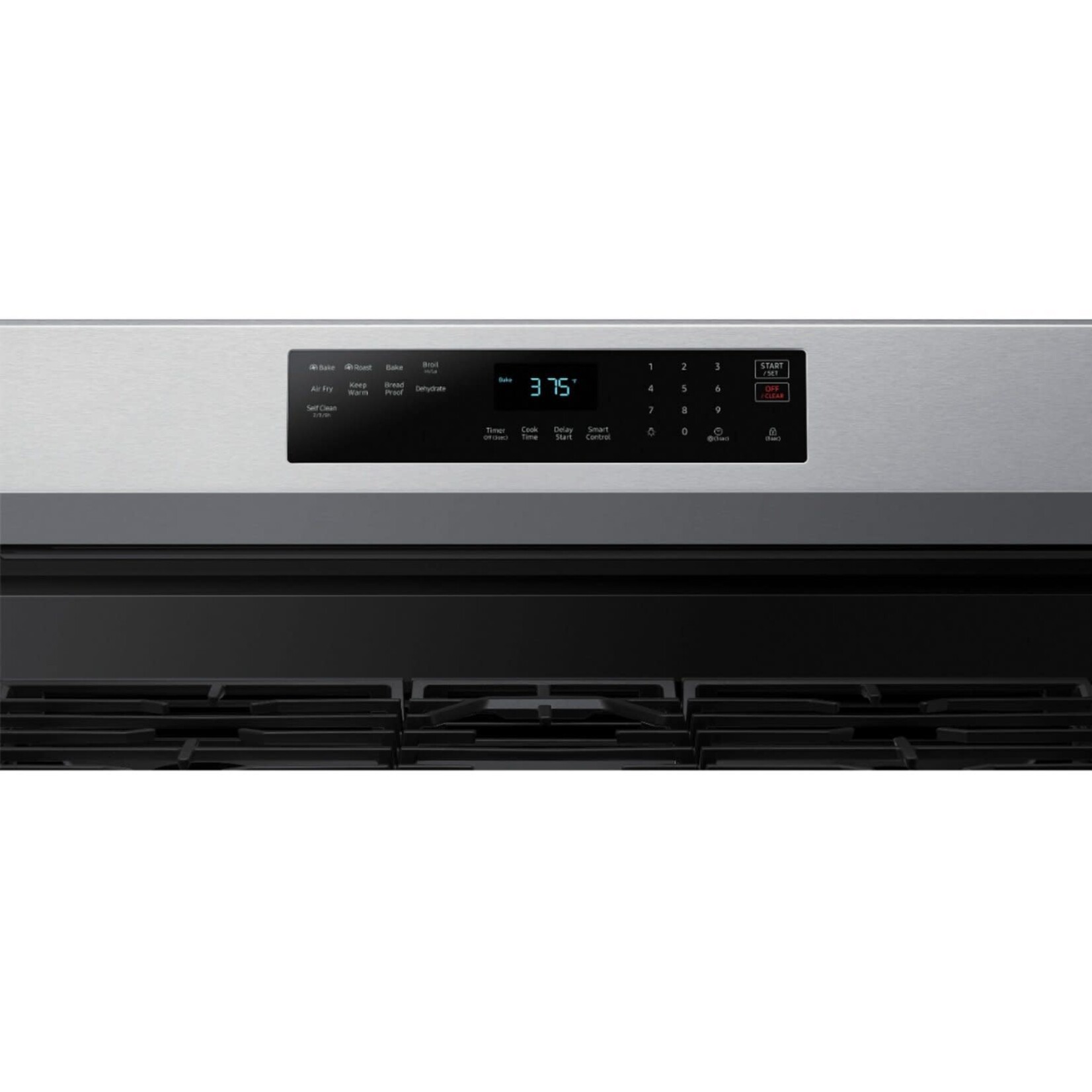 SAMSUNG NX60A6511SS 6 cu. ft. Smart Wi-Fi Enabled Convection Gas Range with No Preheat AirFry in Stainless Steel