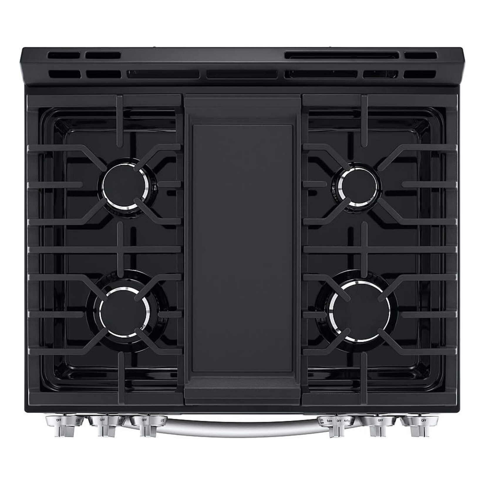 LG #LSGL5833F 30 in. 5.8 cu. ft. Slide in Smart Gas Range with 5 Burners in PrintProof Stainless Steel