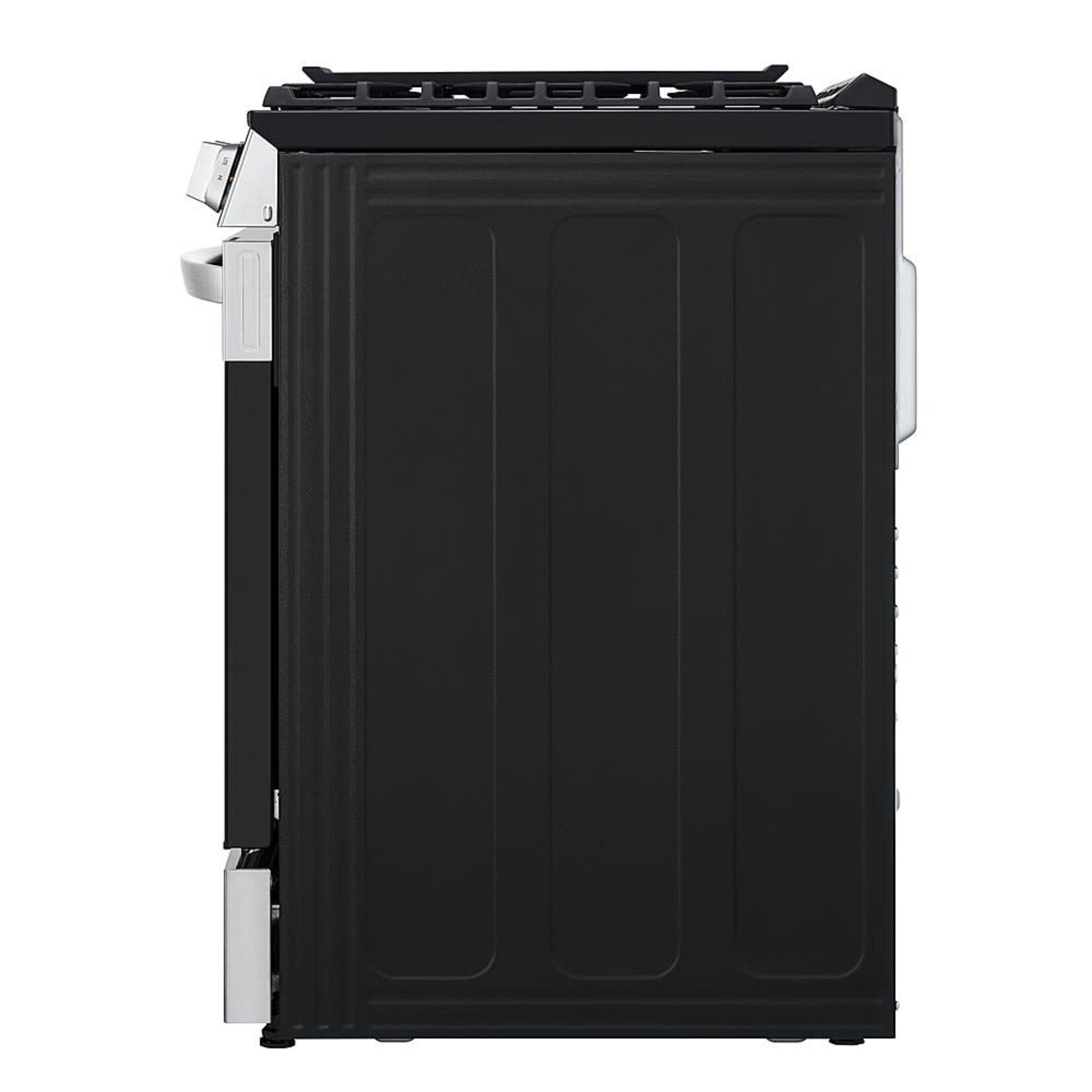 LG #LSGL5833F 30 in. 5.8 cu. ft. Slide in Smart Gas Range with 5 Burners in PrintProof Stainless Steel