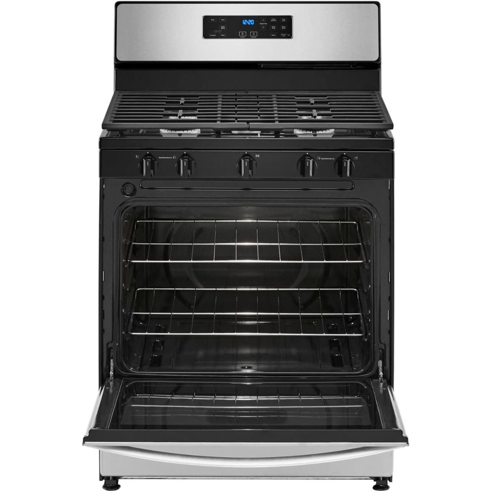Whirlpool #WFG505M0MS Whirlpool 30 in. 5-Burner Freestanding Gas Range in Stainless Steel