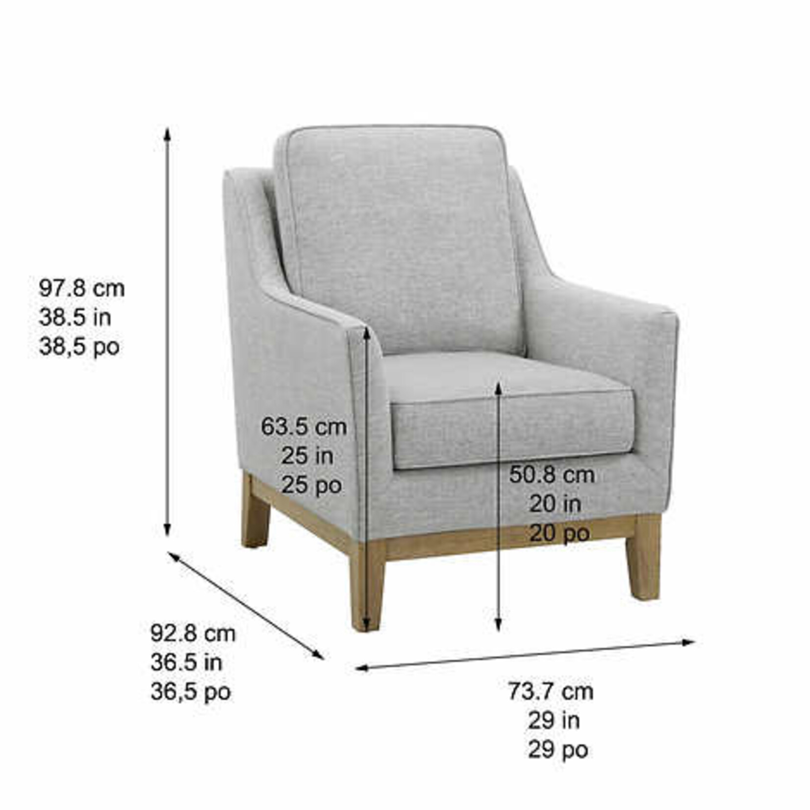1656710 Thomasville Knox Fabric Accent Chair