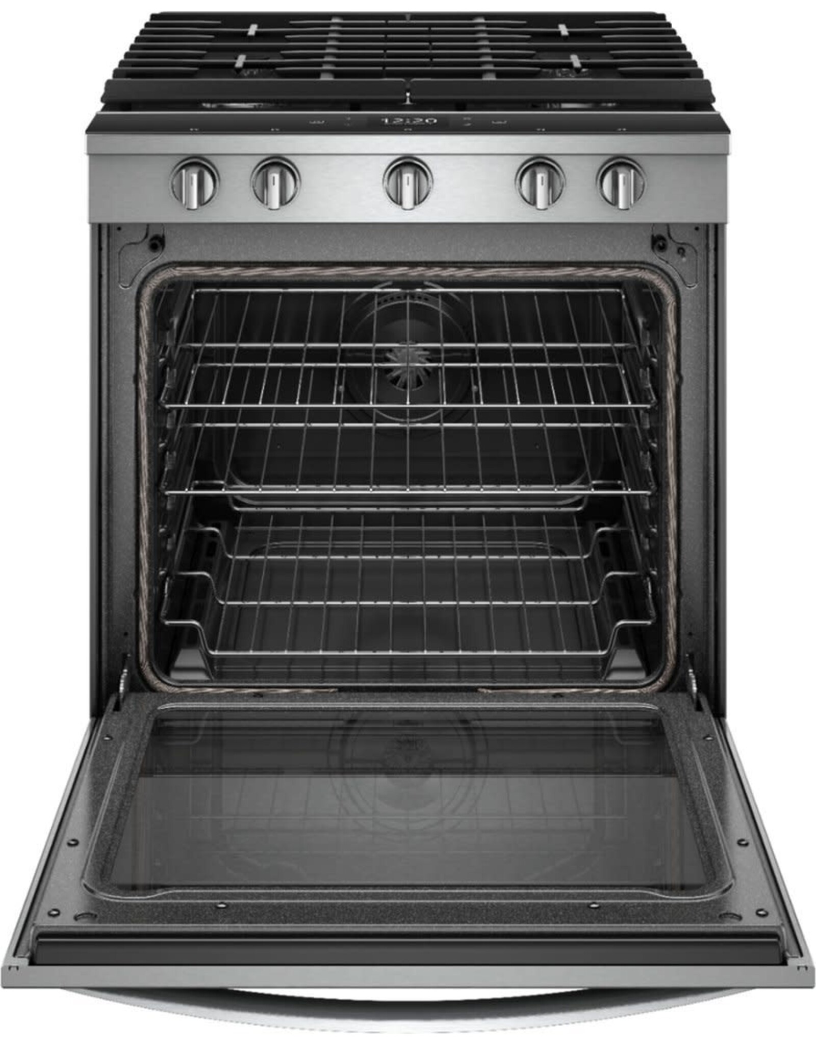 WHIRLPOOL WEG750H0HZ WHR Whirlpool - 5.8 Cu. Ft. Slide-In Gas Convection Range with Self-Cleaning with Air Fry with Connection - Stainless steel