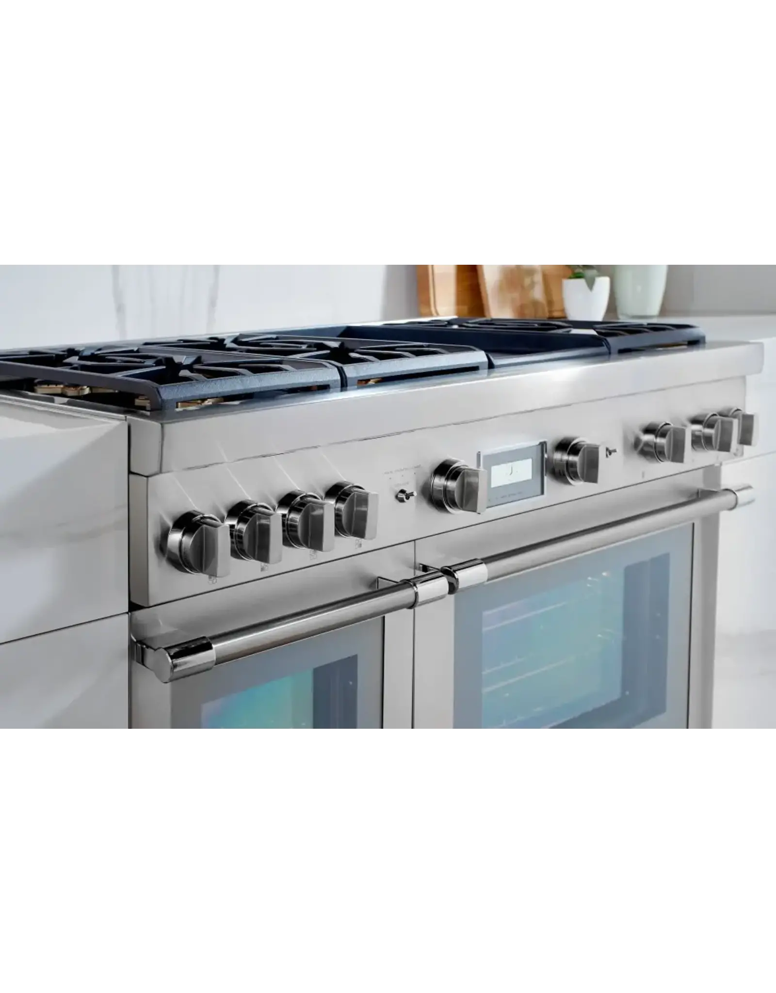 PRG366WH Thermador - ProHarmony 5.0 Cu. Ft. Freestanding Gas Convection Range – Liquid Propane Convertible - Stainless steel