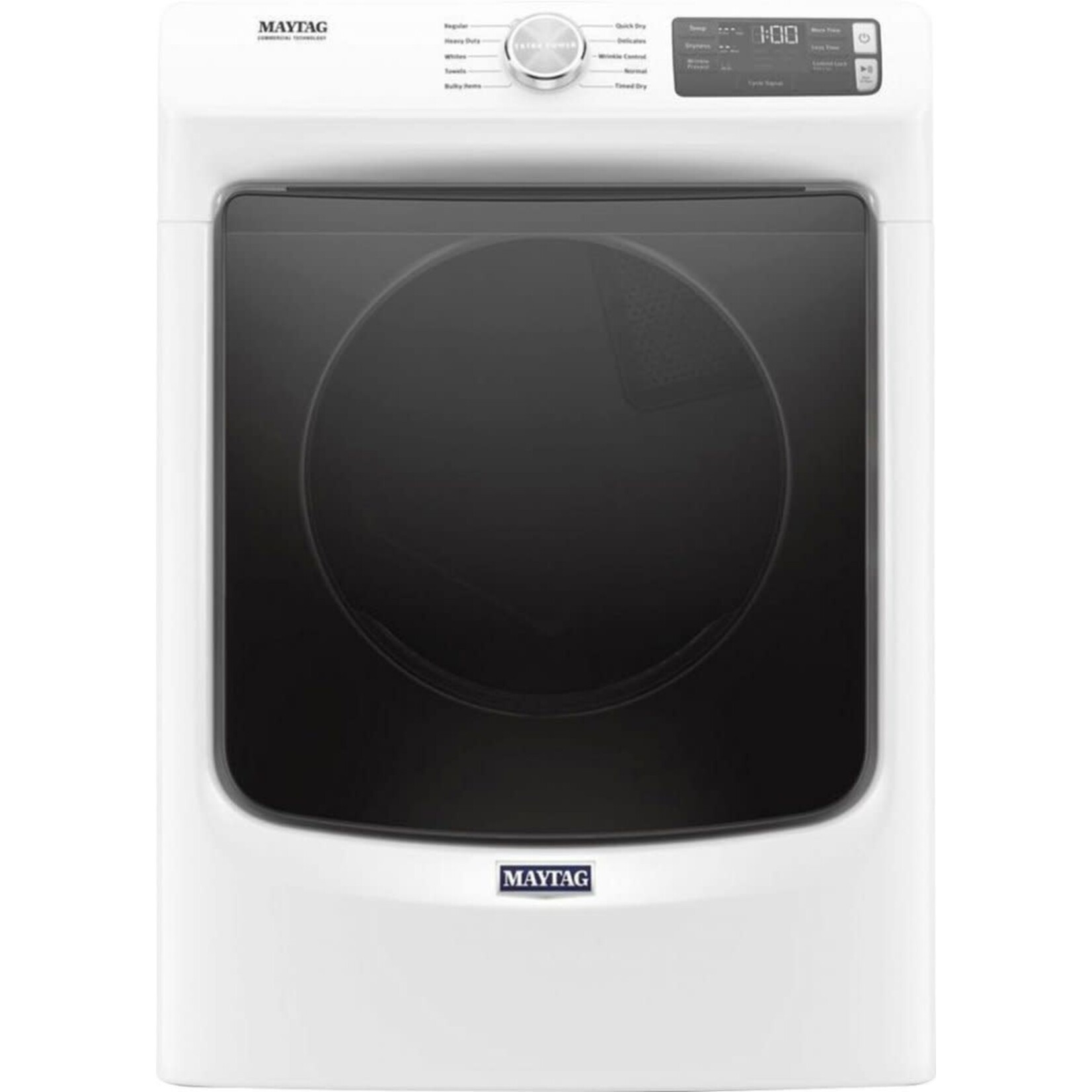 Maytag #Maytag - 7.3 Cu. Ft. Stackable Gas Dryer with Extra Power Button - White