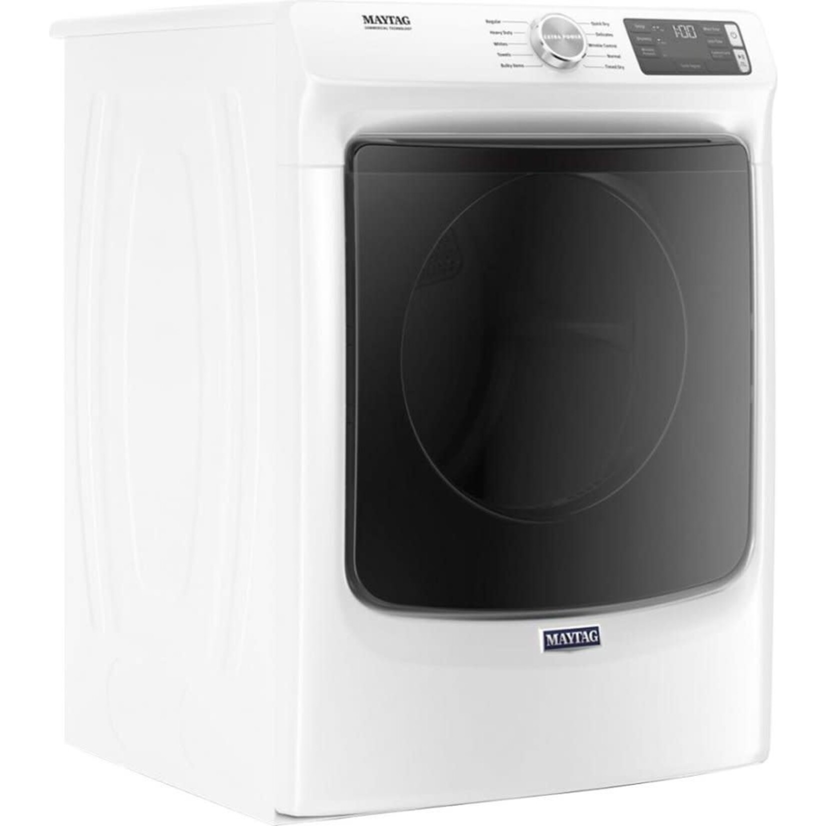 Maytag #Maytag - 7.3 Cu. Ft. Stackable Gas Dryer with Extra Power Button - White