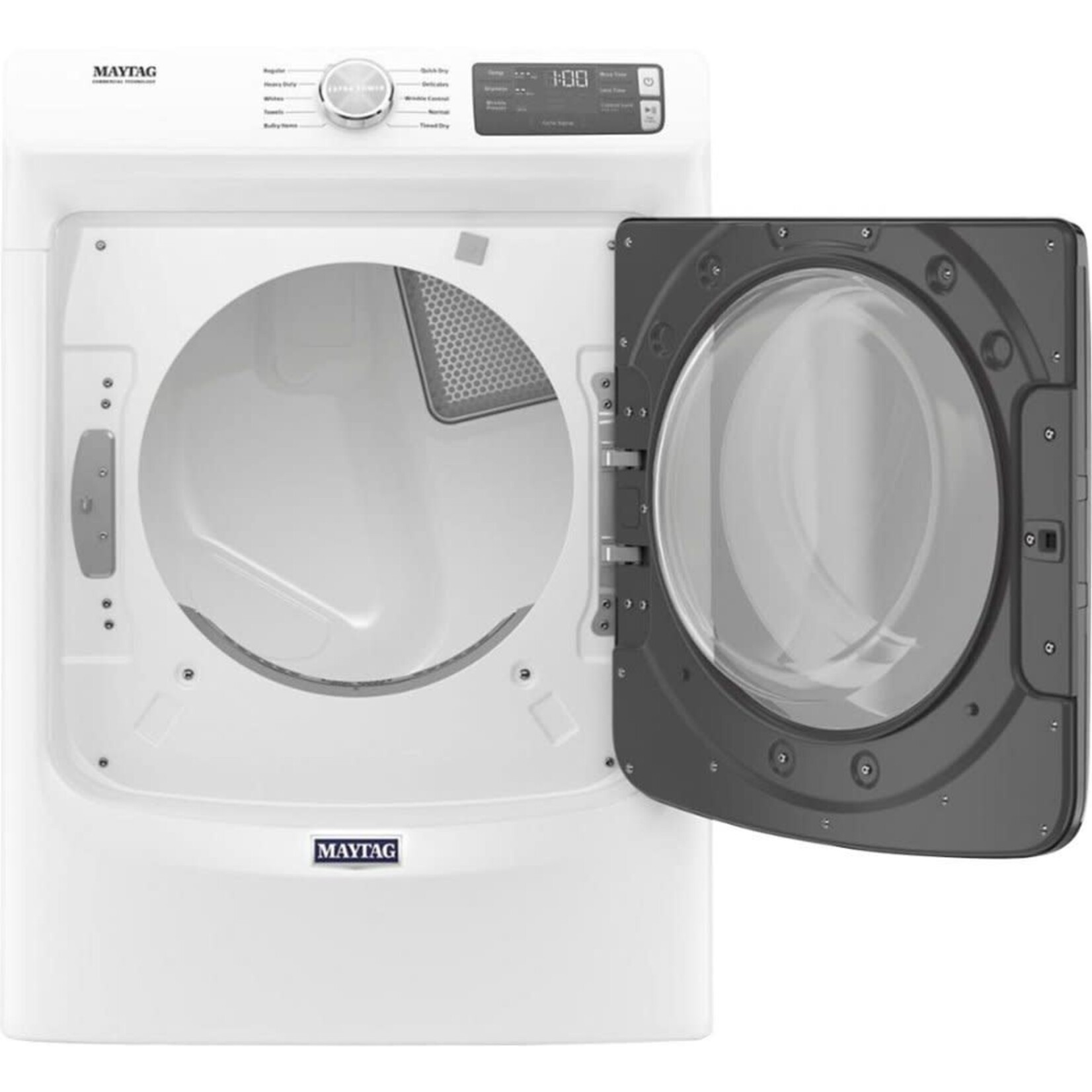 Maytag #Maytag - 7.3 Cu. Ft. Stackable Gas Dryer with Extra Power Button - White