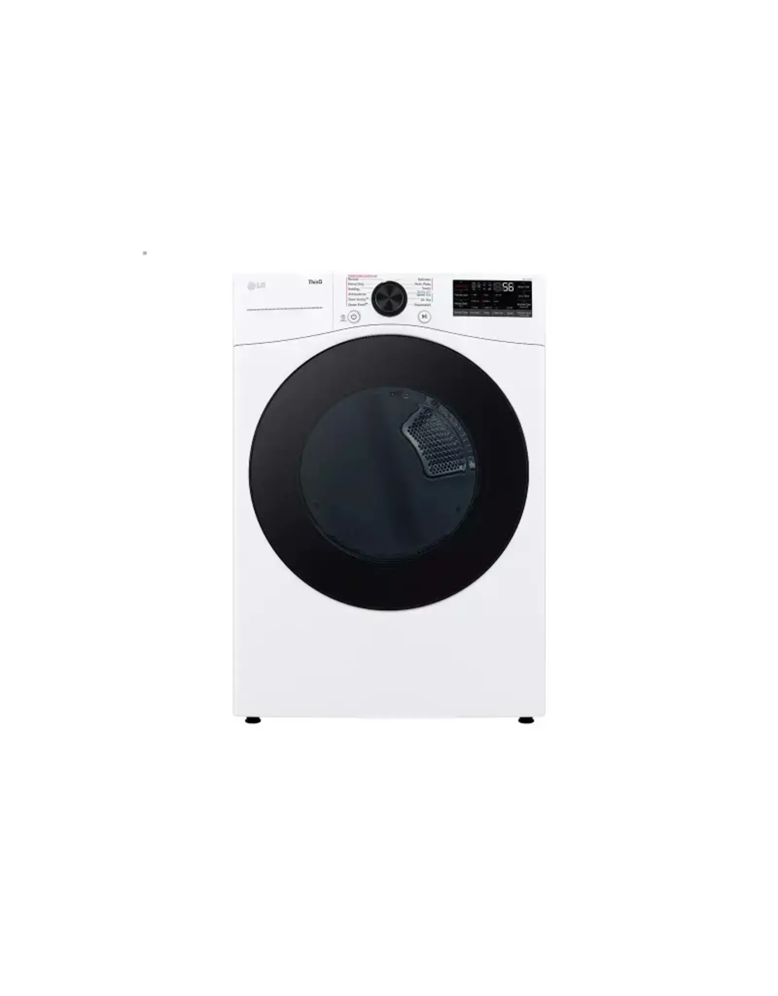 lg DLGX4081W  7.4 Cu. Ft. Vented SMART Stackable Gas Dryer in White with TurboSteam and Sensor Dry Technology