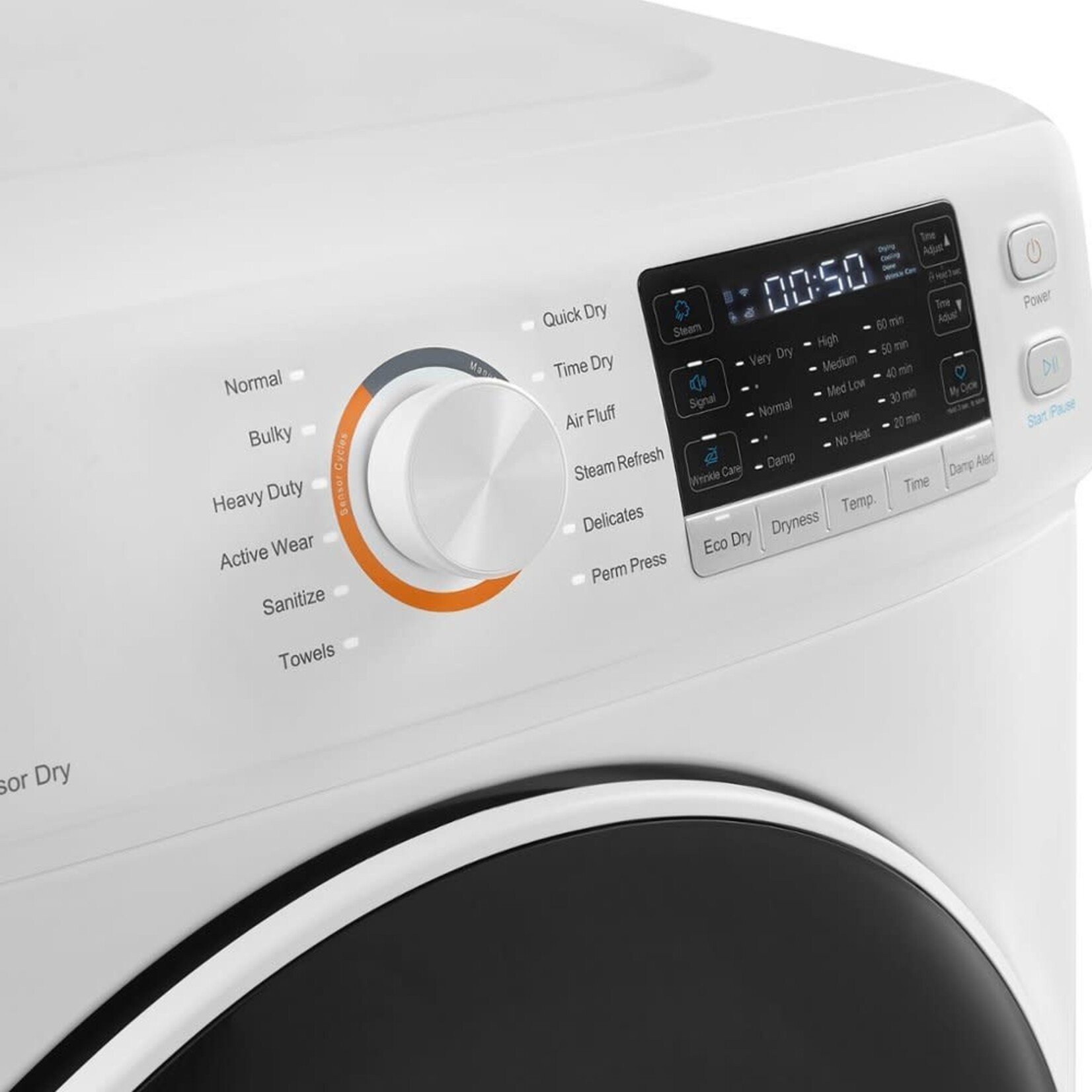 Insignia™ #NS-FDRG80W3 Insignia™ - 8.0 Cu. Ft. Gas Dryer with Steam and Sensor Dry - White