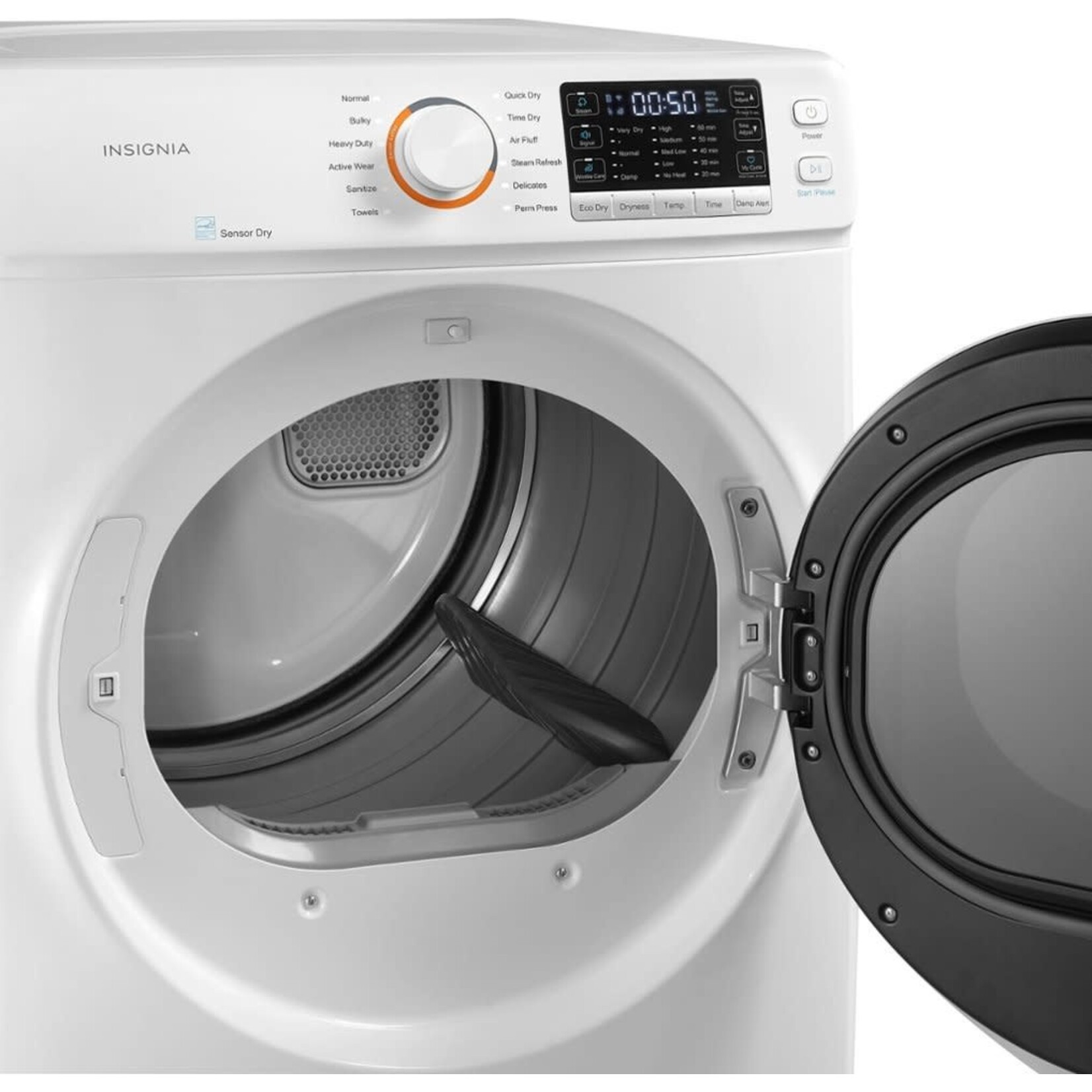 Insignia™ #NS-FDRG80W3 Insignia™ - 8.0 Cu. Ft. Gas Dryer with Steam and Sensor Dry - White