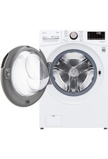 LG Electronics WM4000HWA 27 in. 4.5 cu. ft. White Ultra Large Capacity Front Load Washer with TurboWash 360 Steam