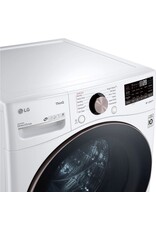 LG Electronics WM4000HWA 27 in. 4.5 cu. ft. White Ultra Large Capacity Front Load Washer with TurboWash 360 Steam