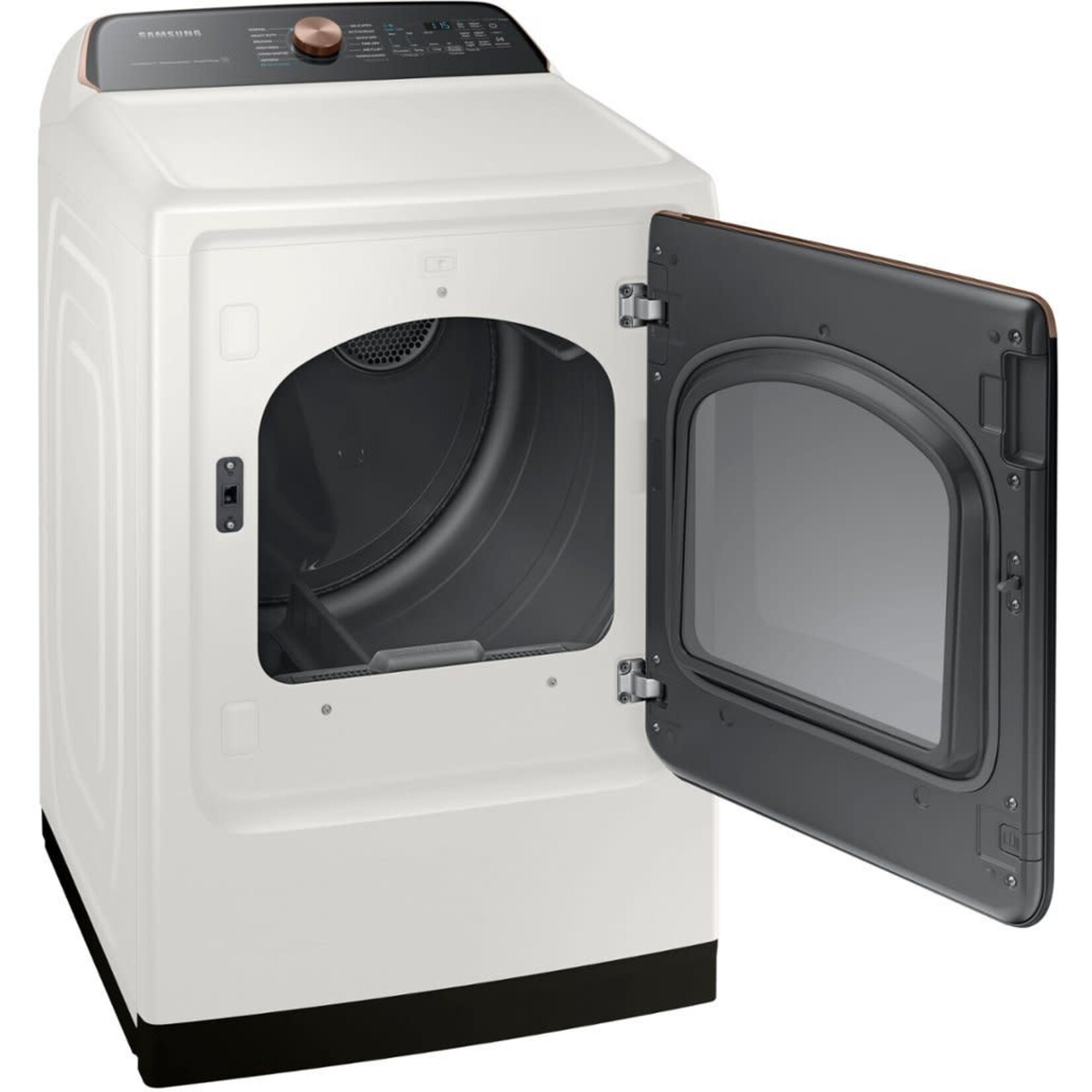 SAMSUNG #DVG55A7300E 7.4 cu. ft. Vented Gas Dryer with Steam Sanitize+ in Ivory