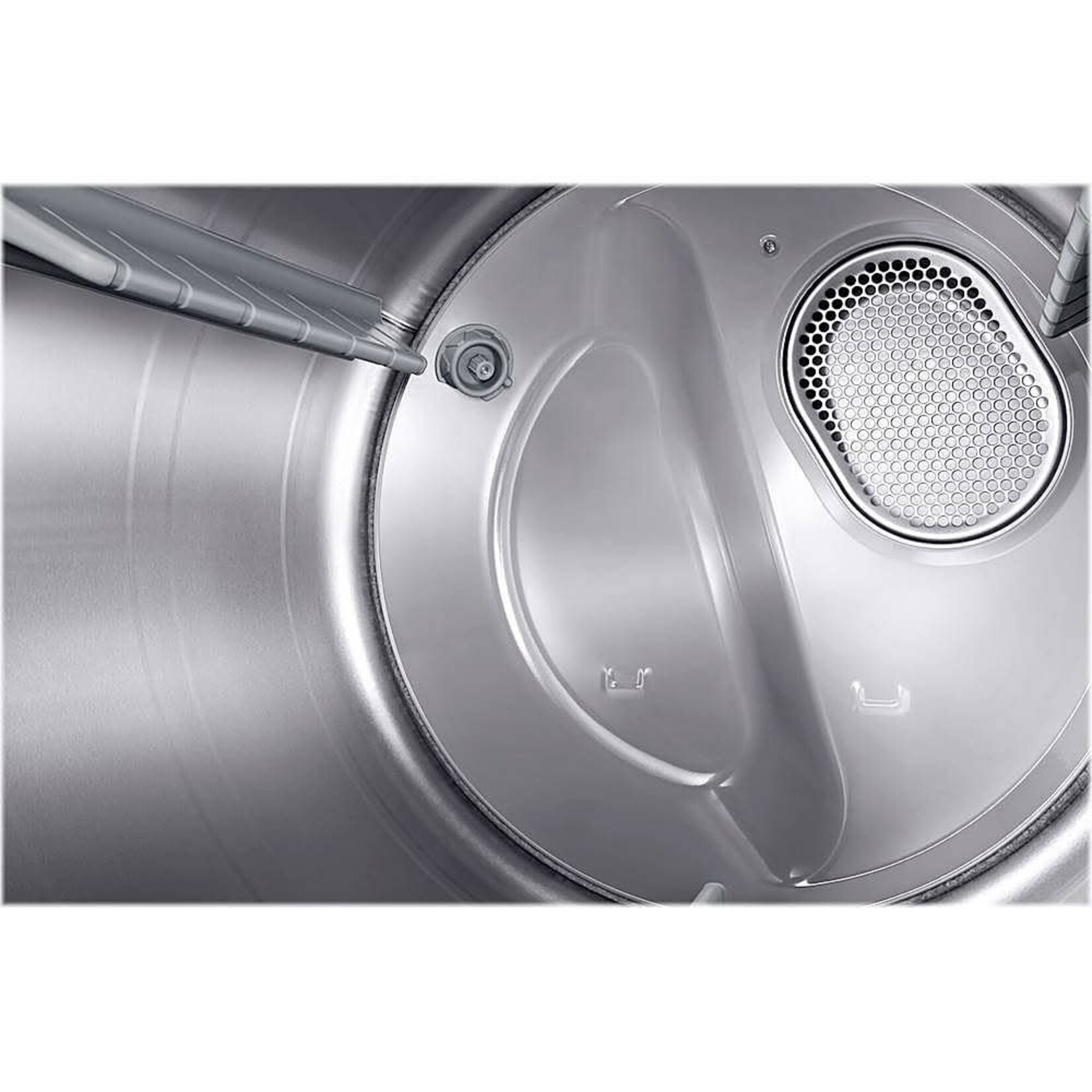 SAMSUNG #Samsung 7.4 cu. ft. 120-Volt Black Stainless Steel Gas Vented Dryer with Steam Sanitize and Sensor Dry, ENERGY STAR