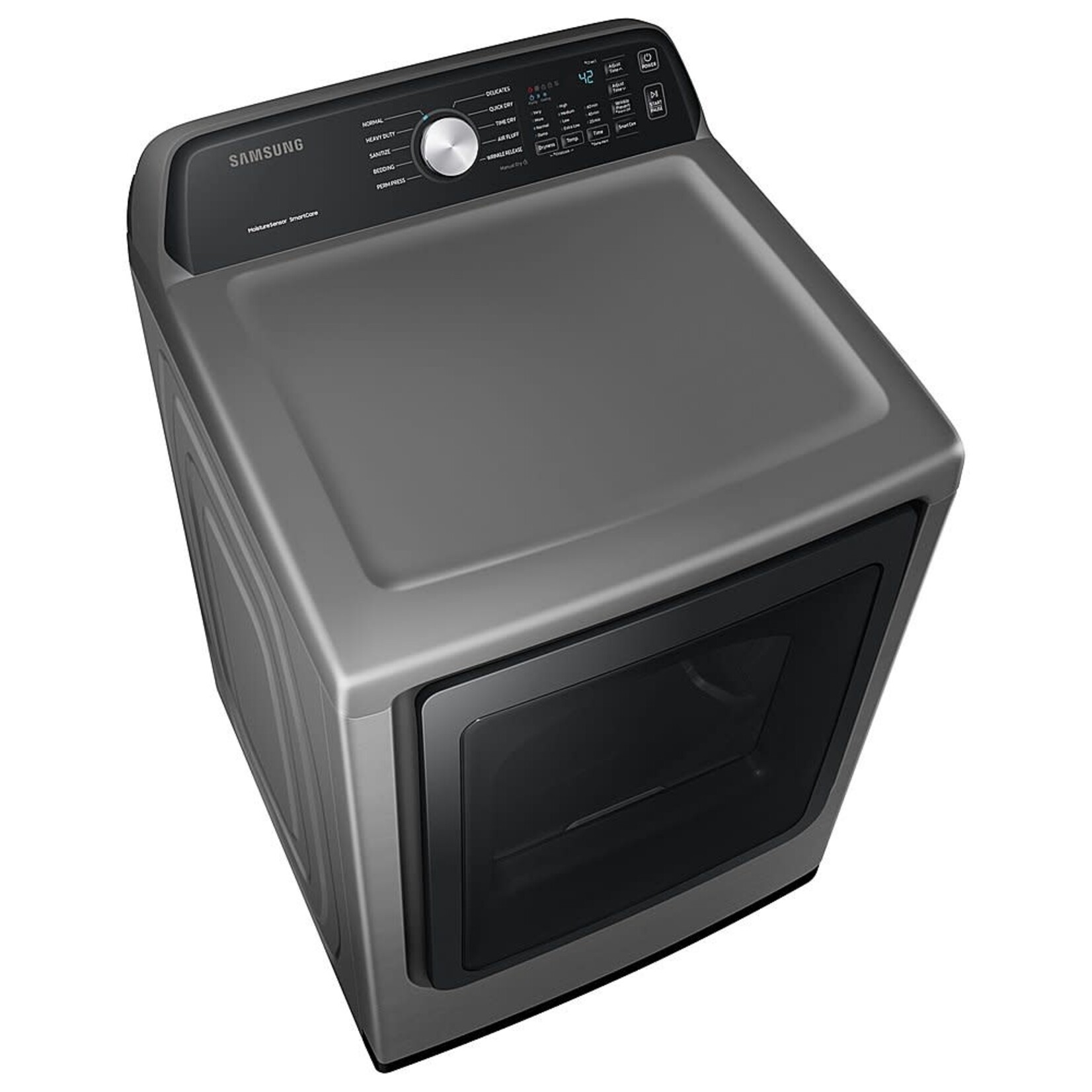 SAMSUNG #Samsung  7.4 cu. ft. Vented Gas Dryer with Sensor Dry in Platinum