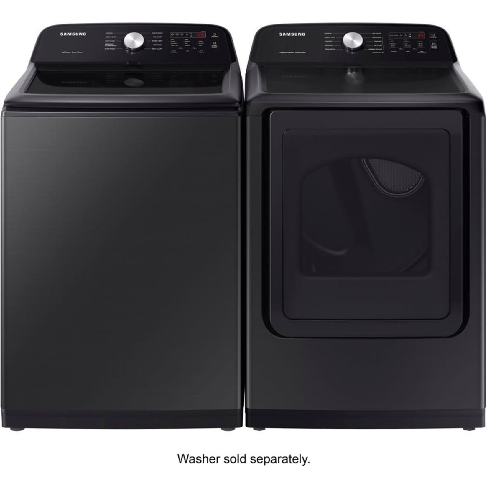 SAMSUNG #7.4 cu. ft. Gas Dryer with Sensor Dry in Brushed Black