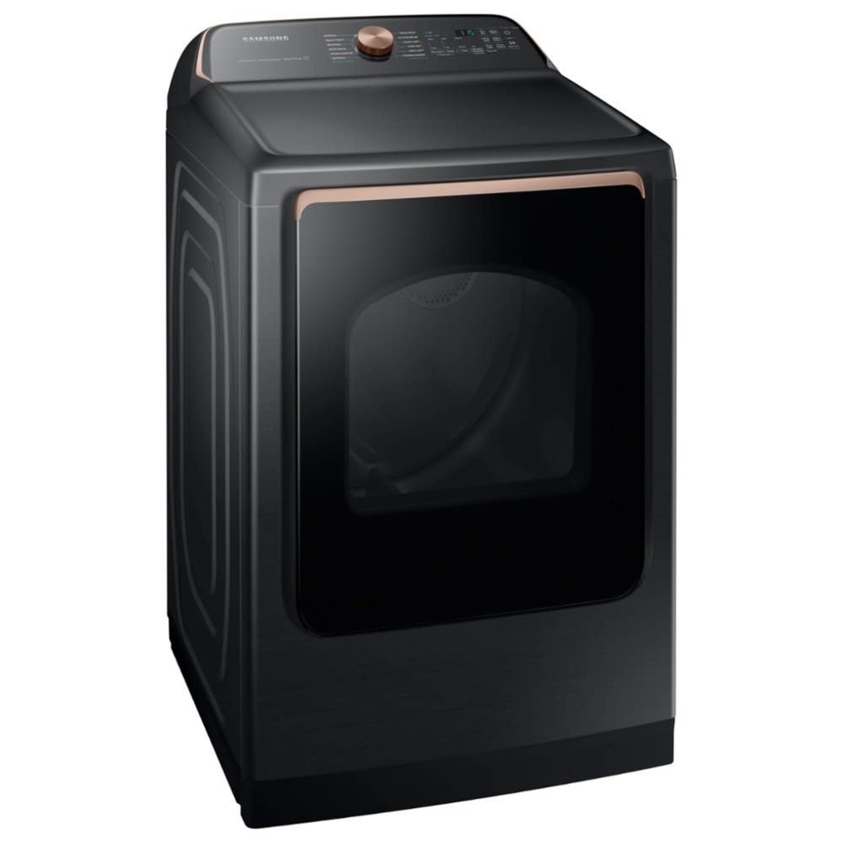 SAMSUNG DVG55A7700V Samsung  7.4 cu. ft. Vented Gas Dryer with Steam Sanitize+ in Brushed Black