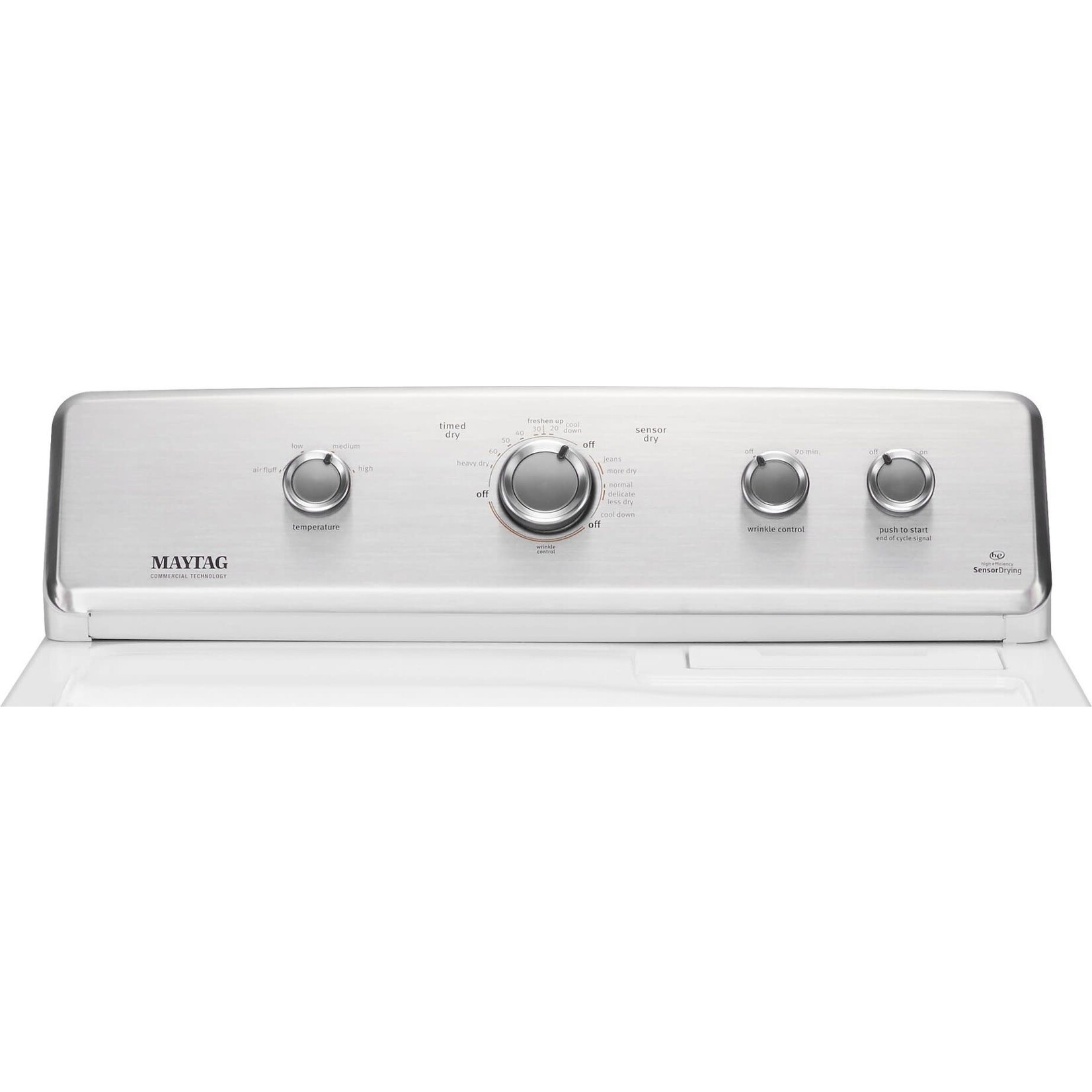 Maytag #MGDC465HW 7.0 cu. ft. 120-Volt White Gas Vented Dryer with Wrinkle Control