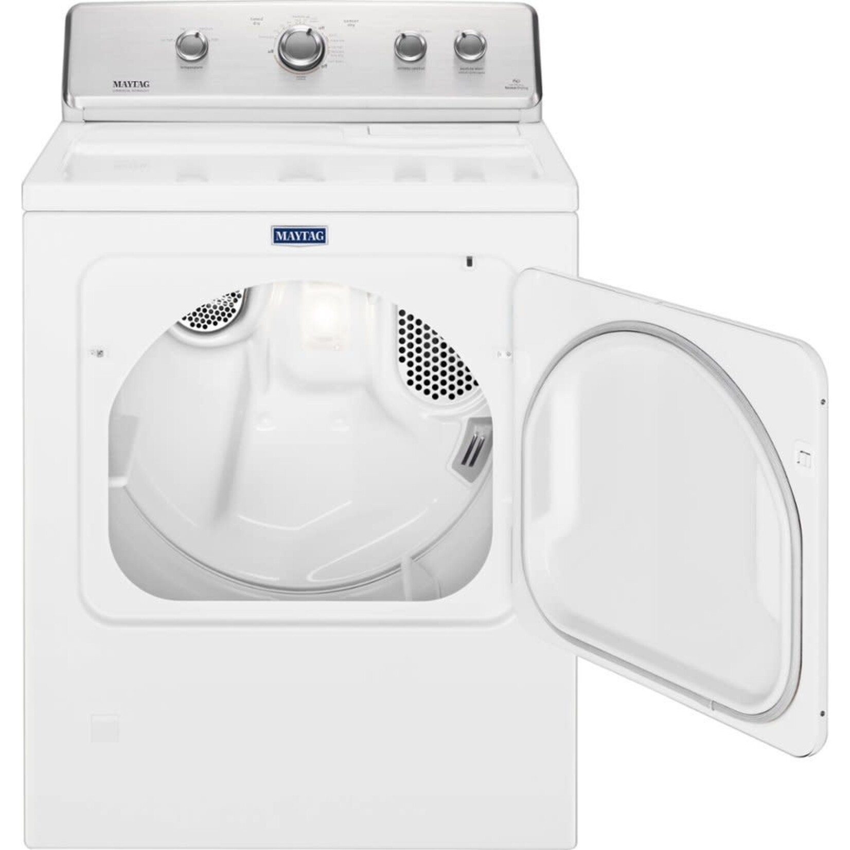 Maytag #MGDC465HW 7.0 cu. ft. 120-Volt White Gas Vented Dryer with Wrinkle Control