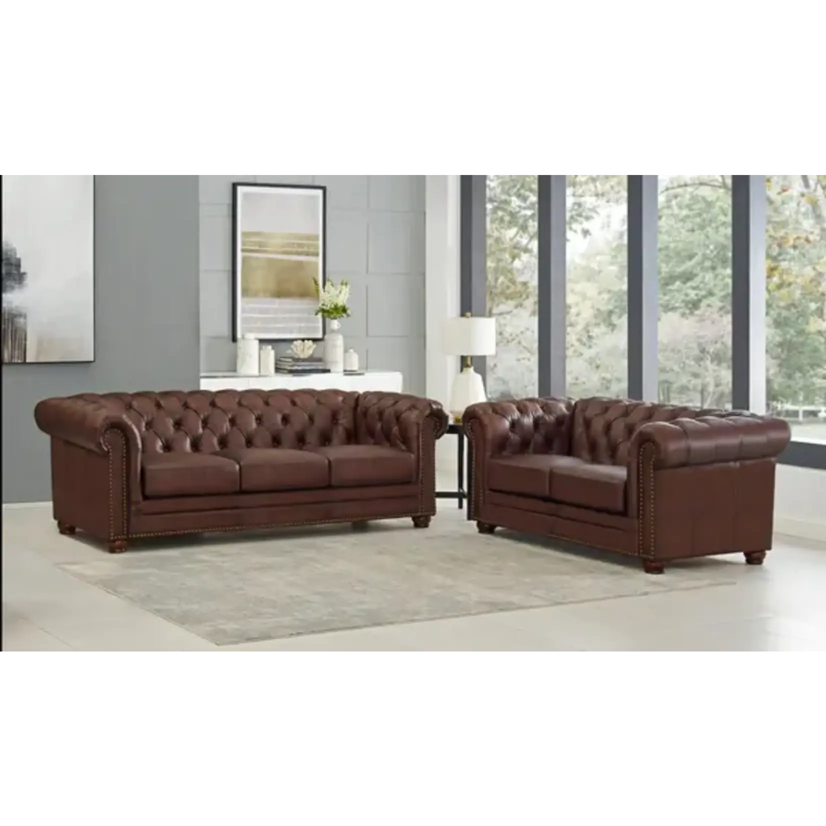1269841 Allington Top Grain Leather Collection Sofa