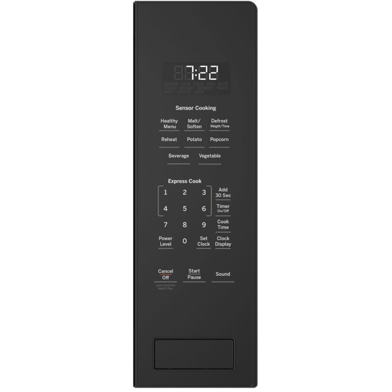 GE Profile #PEB7227DLBB Profile 2.2 cu. ft. Countertop Microwave in Black with Sensor Cooking