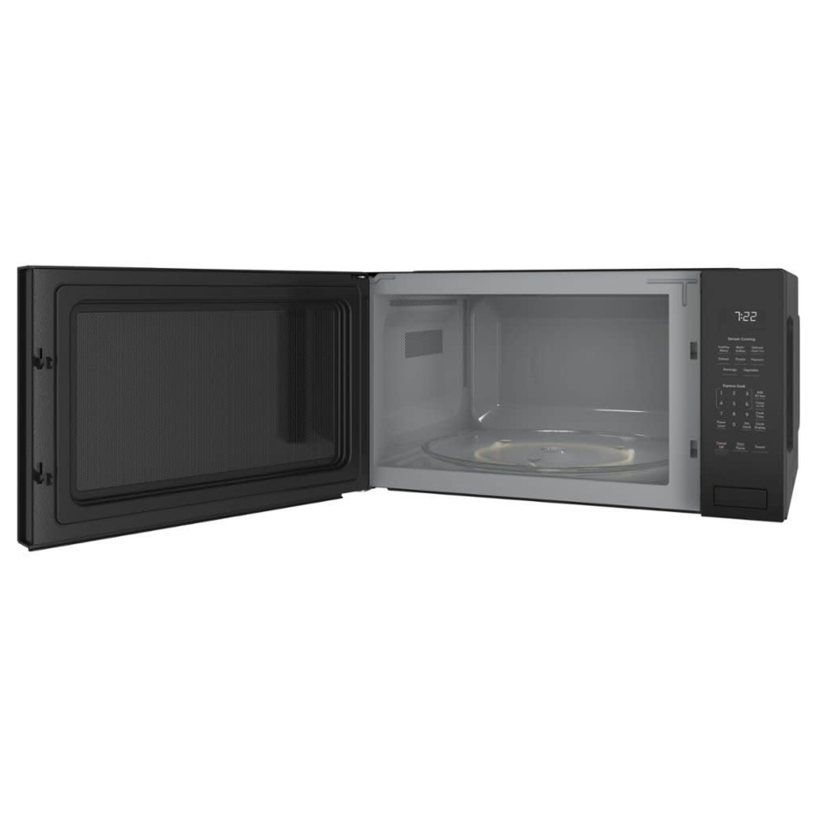 GE Profile #PEB7227DLBB Profile 2.2 cu. ft. Countertop Microwave in Black with Sensor Cooking