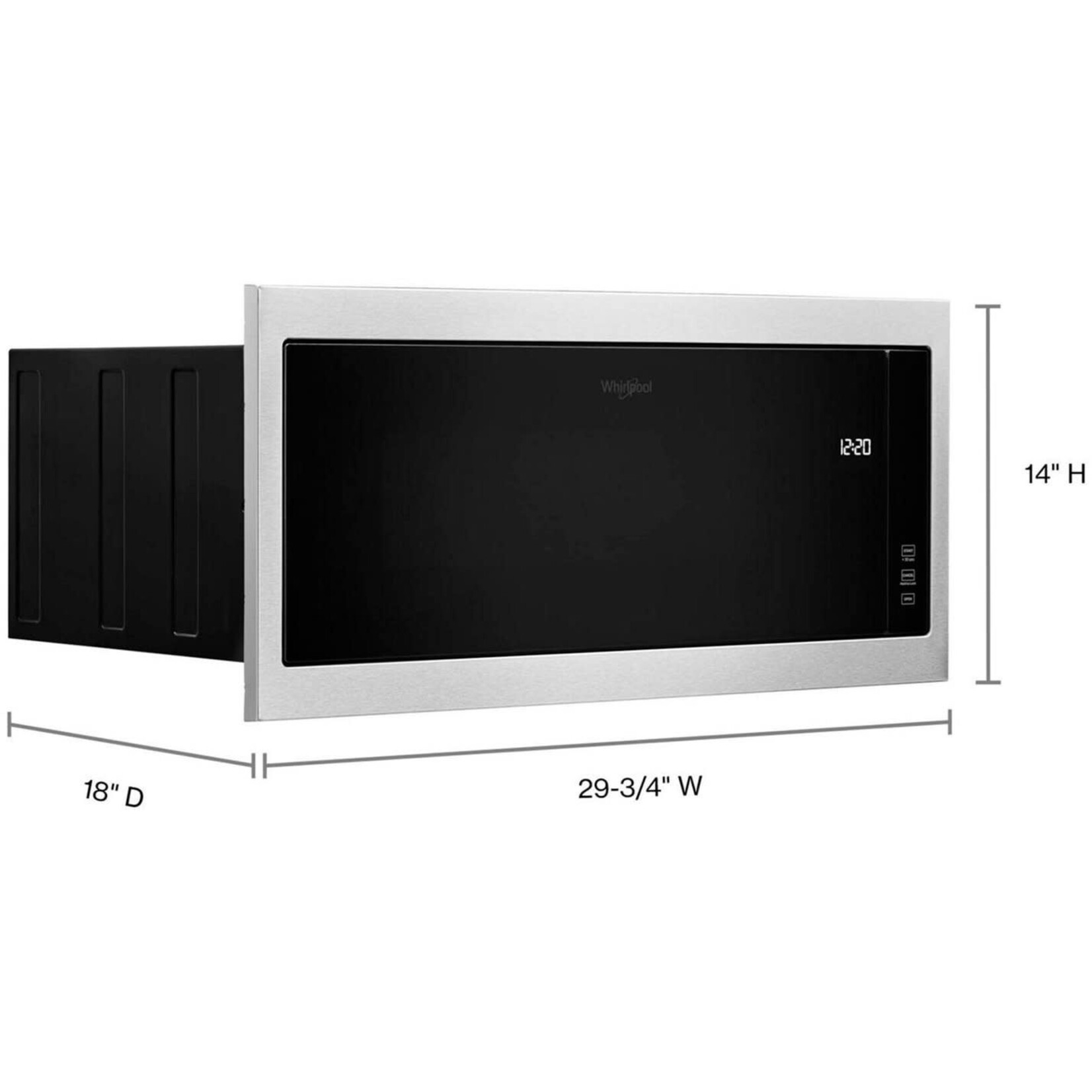 Whirlpool #WMT50011KS   WHIRLPOOL 1.1 cu. ft. Built-In Microwave in Stainless Steel