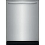Frigidaire #FDPH431LAF - Frigidaire 24-in Top Control Built-in Dishwasher ( Fingerprint Resistant Stainless Steel ) ENERGY STAR, 52-Decibel Standard Sound Level