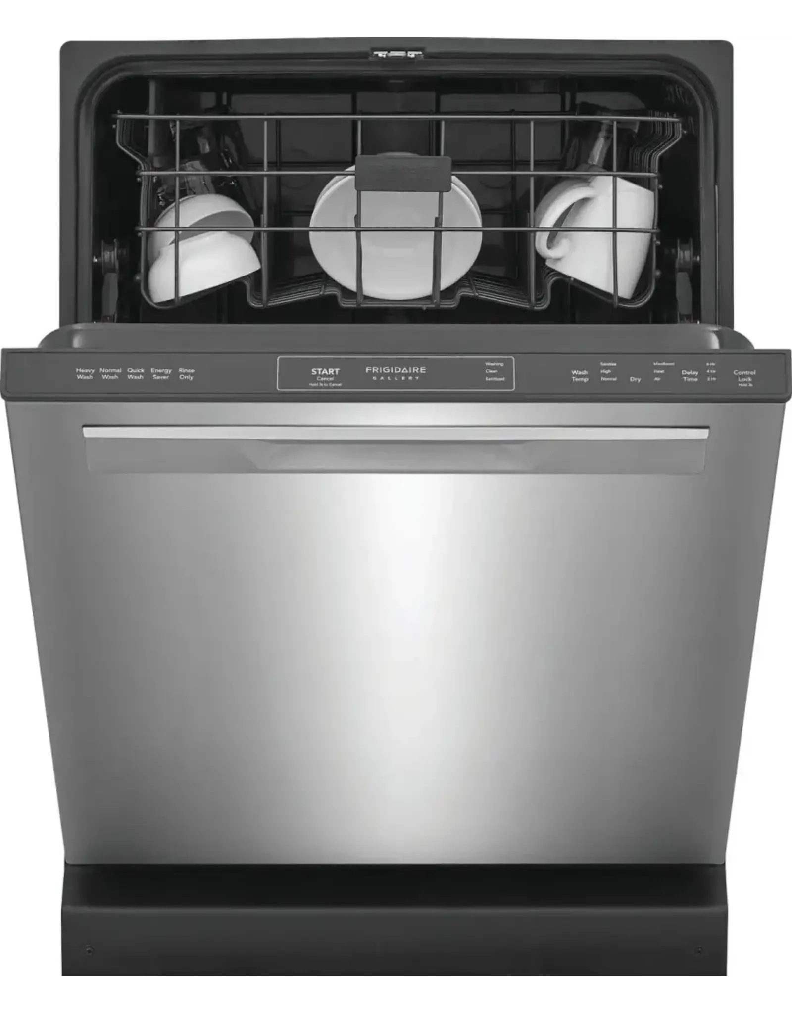 FRIGIDAIRE GDPP4515AF Frigidaire Gallery Top Control 24-in Built-In Dishwasher (Fingerprint Resistant Stainless Steel) ENERGY STAR, 52-dBA