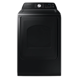 SAMSUNG #DVE47CG3500VA3 - Samsung 7.4 cu. ft. Vented Front Load Smart Electric Dryer with Sensor Dry in Brushed Black