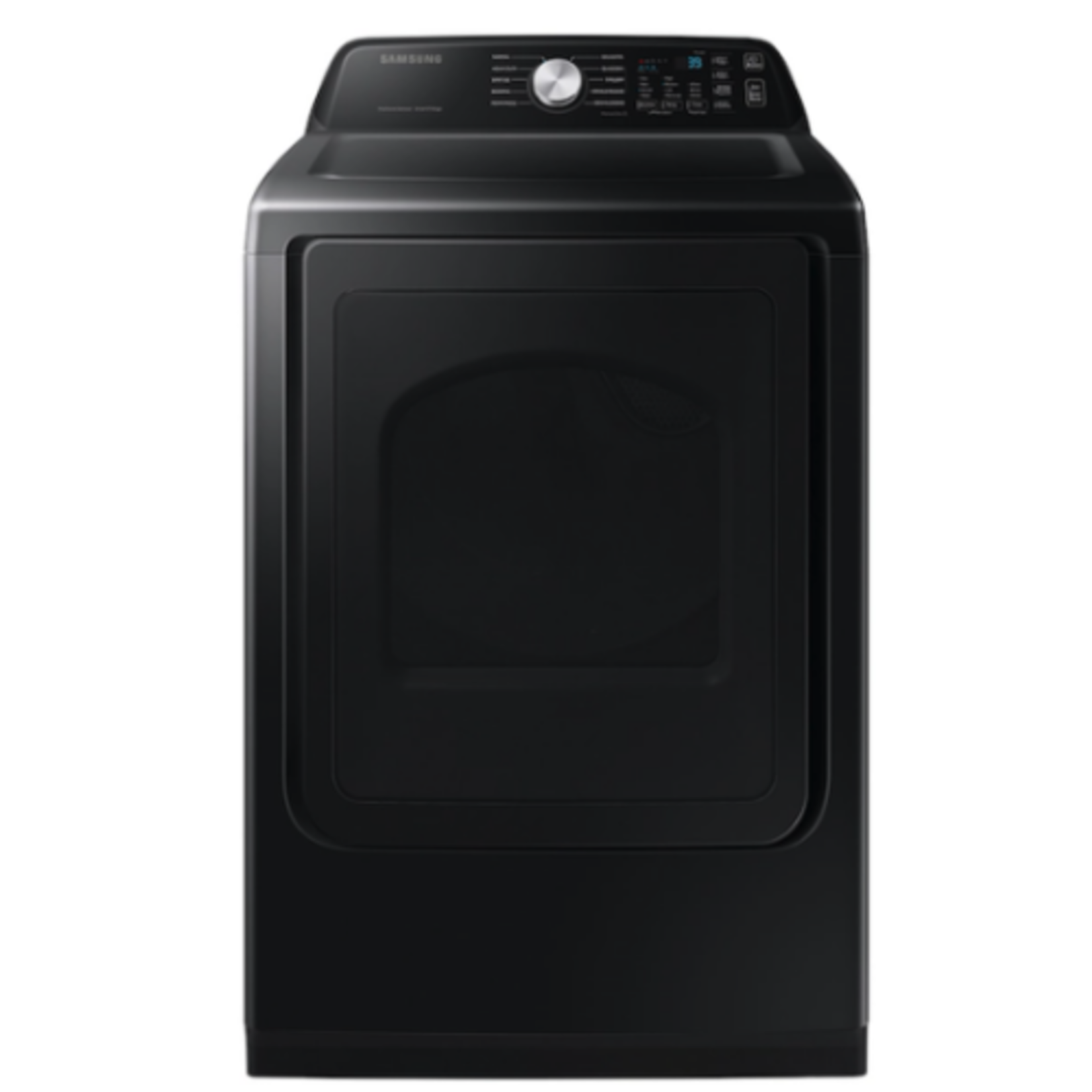 SAMSUNG DVE47CG3500VA3 - Samsung 7.4 cu. ft. Vented Front Load Smart Electric Dryer with Sensor Dry in Brushed Black