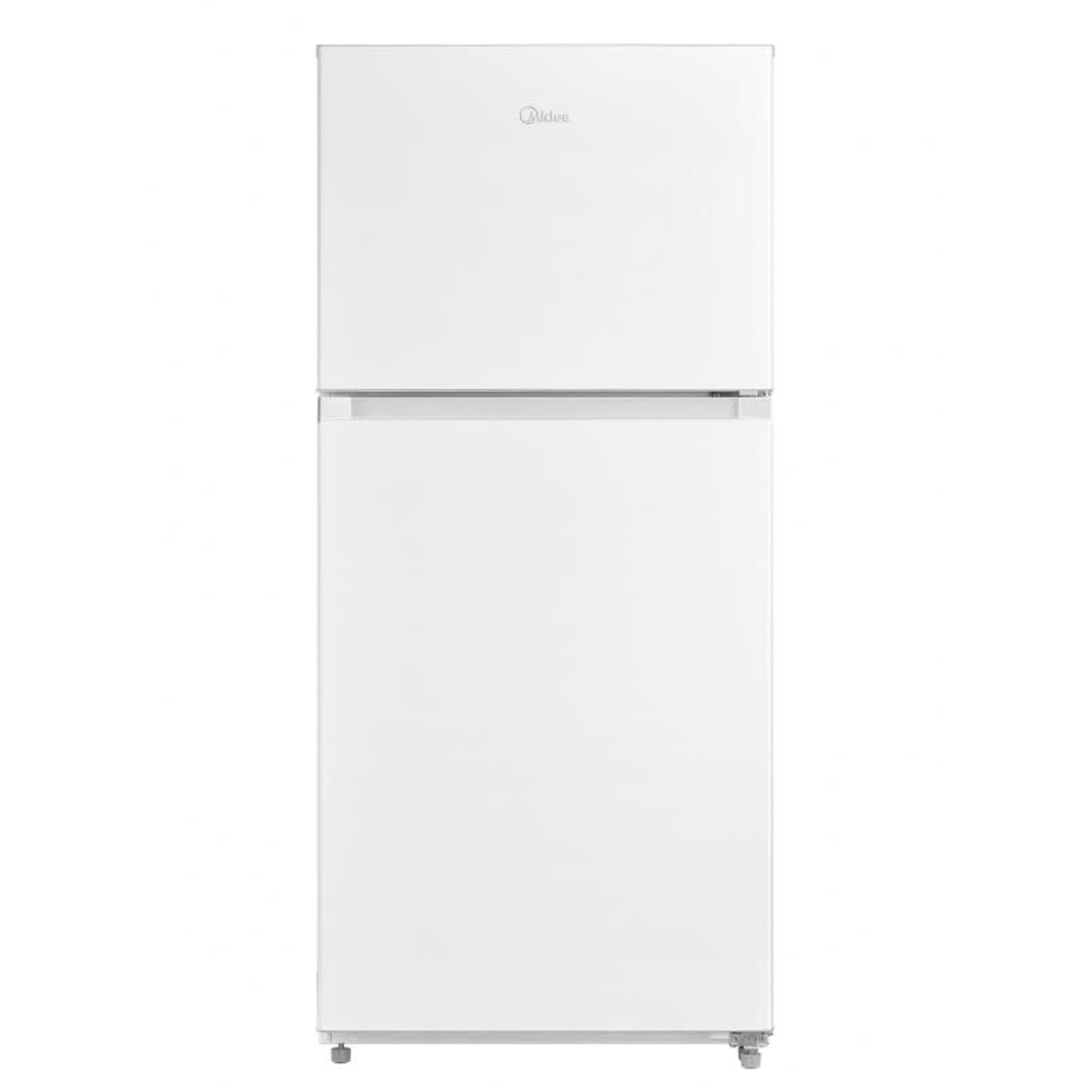 Midea #*MRT18D3BWW - Midea 18.1-cu ft Standard-Depth 30-in Wide Top-Freezer Refrigerator ( White ) Garage Ready ENERGY STAR Certified