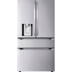 LG #*LF29H8330S  LG - 28.6 Cu. Ft. 4-Door French Door Smart Refrigerator with Full-Convert Drawer - Stainless Steel