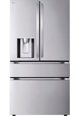 lg LF29H8330S  LG - 28.6 Cu. Ft. 4-Door French Door Smart Refrigerator with Full-Convert Drawer - Stainless Steel