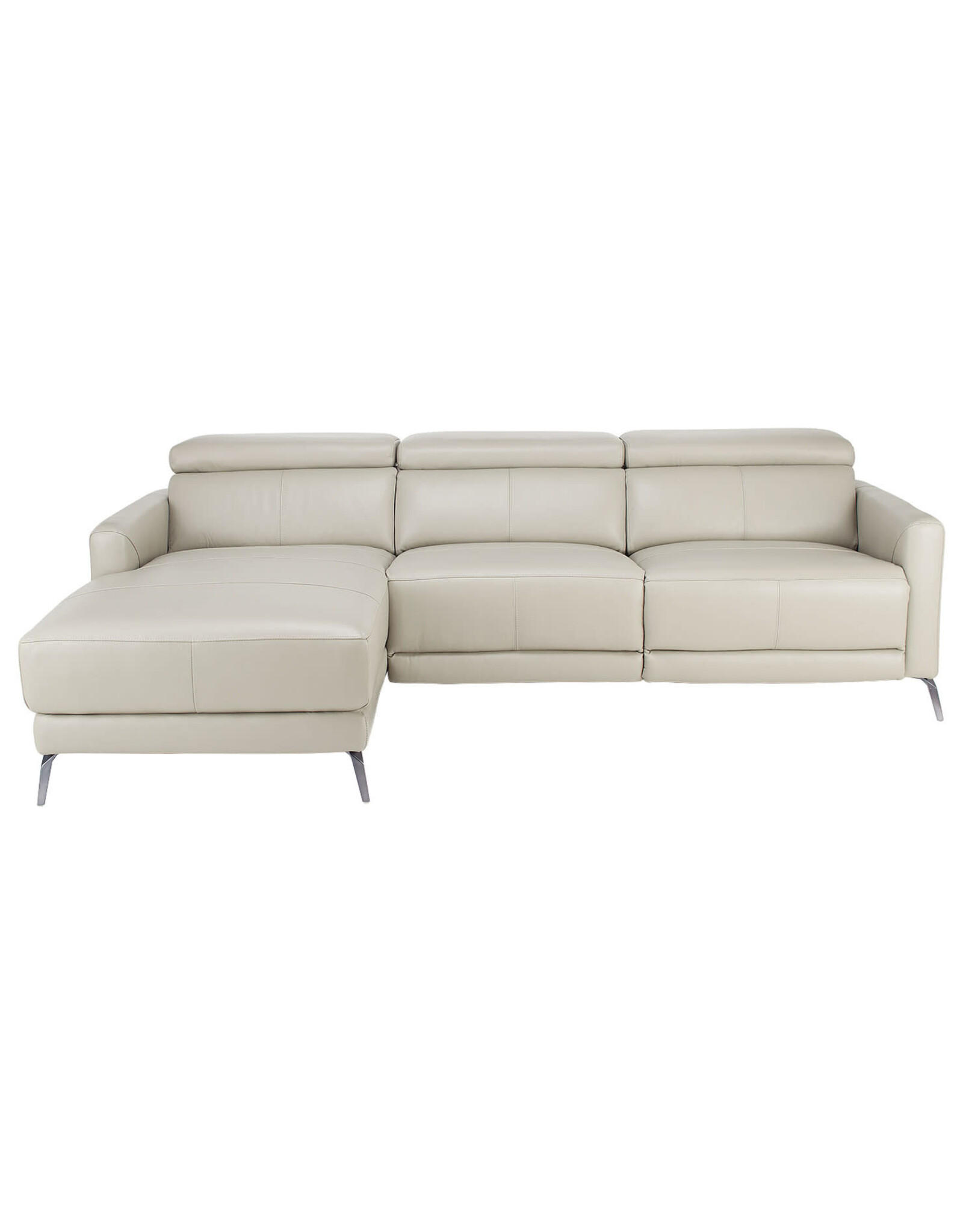 BREVIN 1474285 Brevin Leather Power Reclining Sectional