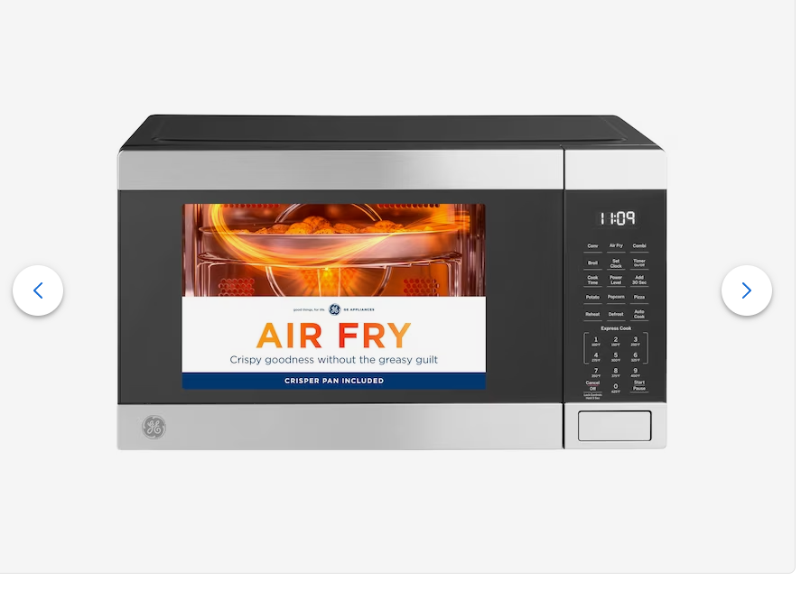 JES1109RR1SS GE 1cu ft 1050Watt Countertop Convection Microwave