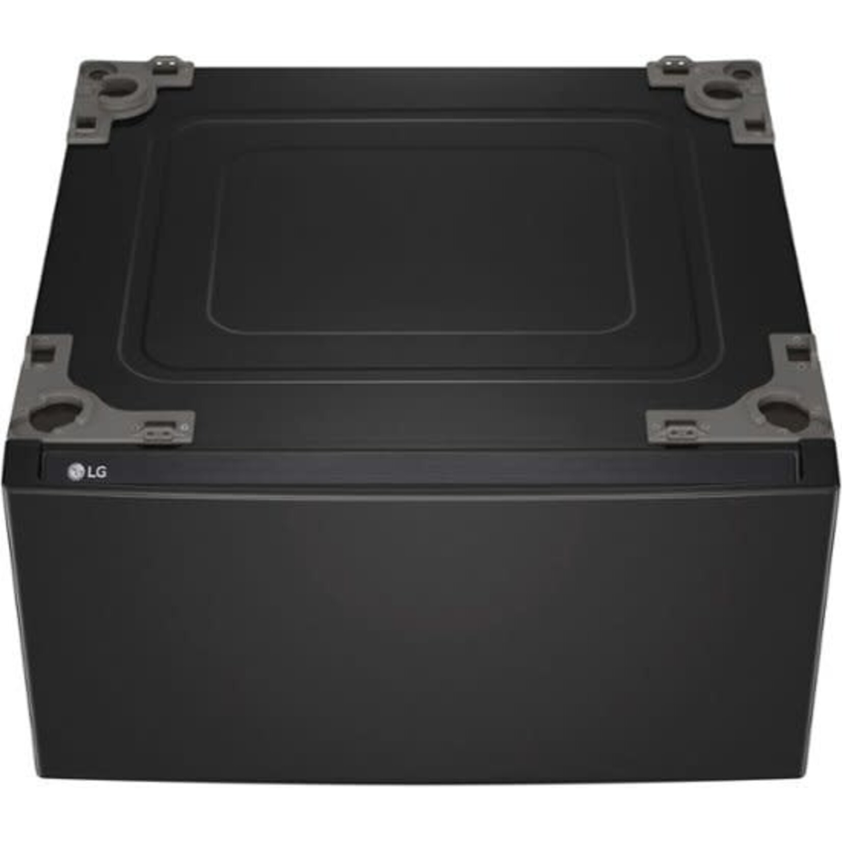 LG #WDP6B LG - 27" Laundry Pedestal with Storage Drawer - Black Steel