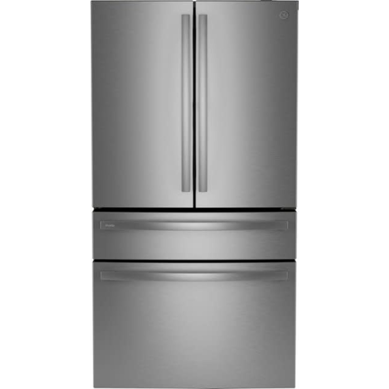 GE Profile #PGE29BYTFS  GE Profile - 28.7 Cu. Ft. 4 Door French Door Refrigerator with Dual-Dispense AutoFill Pitcher - Stainless Steel