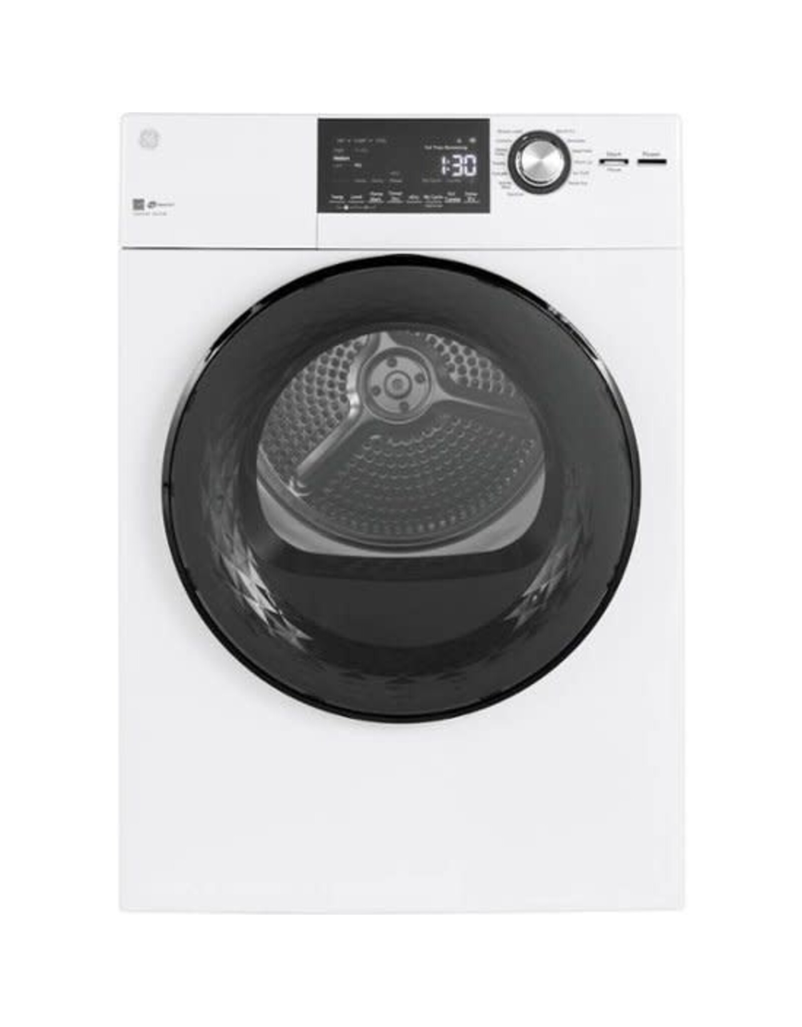GE GE-VGFD14ESSNWW 4.3 cu. ft. Vented Front Load Stackable Electric Dryer in White