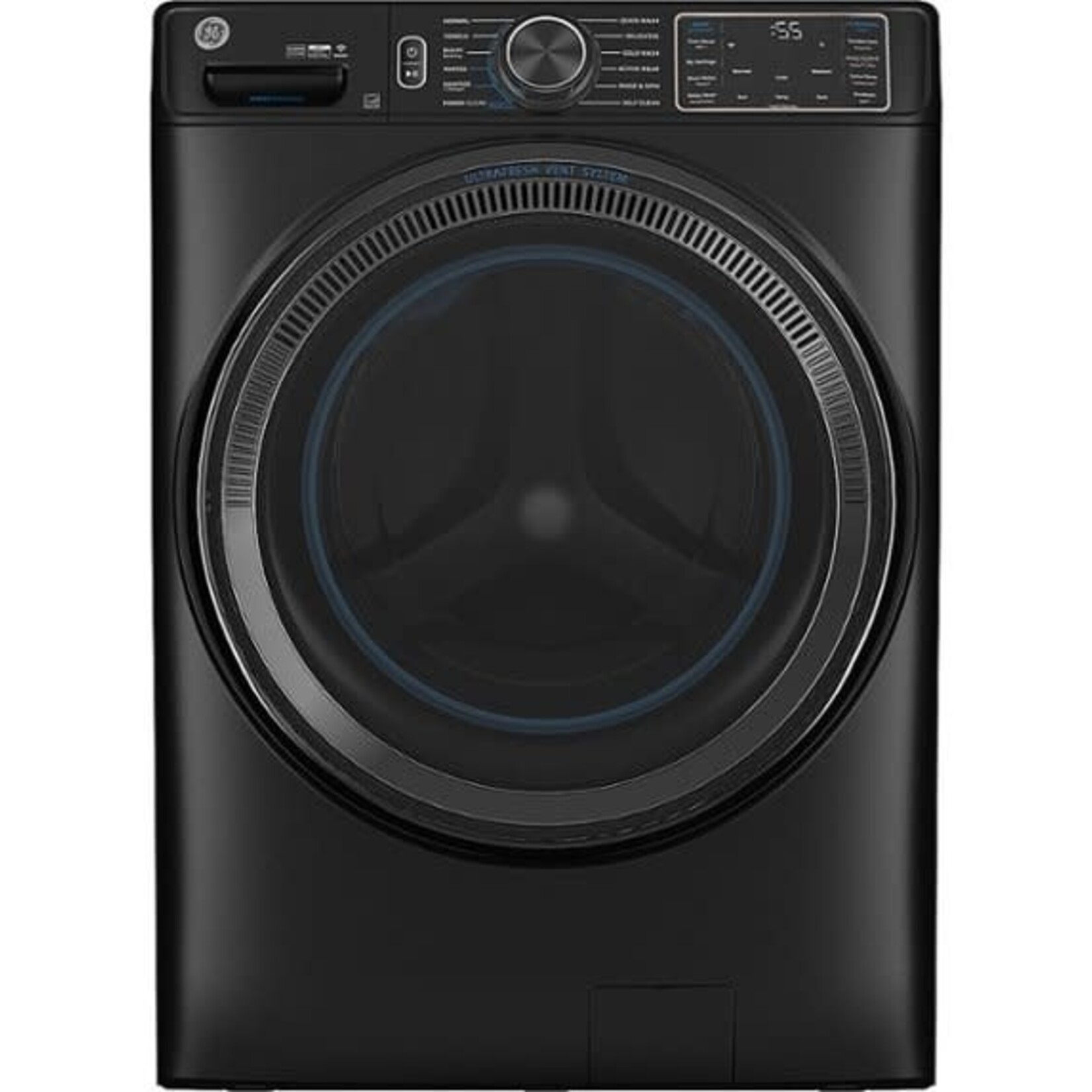 GE GFW655SPVDS GE 5-cu ft Stackable Steam Cycle Smart Front-Load Washer (Carbon Graphite) ENERGY STAR