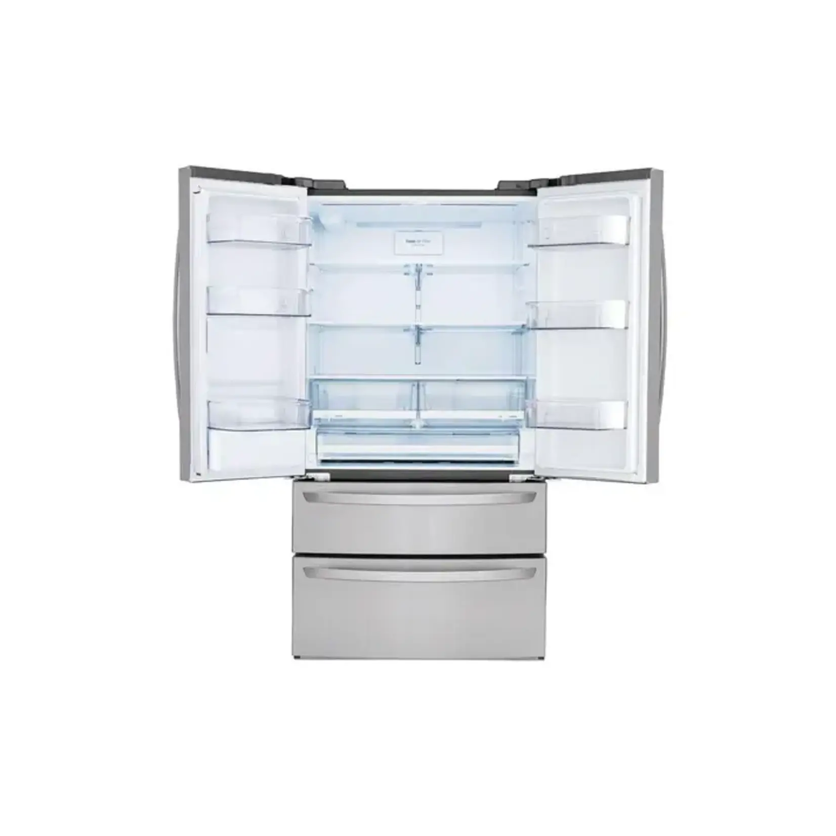 LG #LRMWS2906S 29 cu. ft. 4-Door French Door Refrigerator w/ External Water Dispenser, Door Cooling and Ice Maker in Stainless Steel