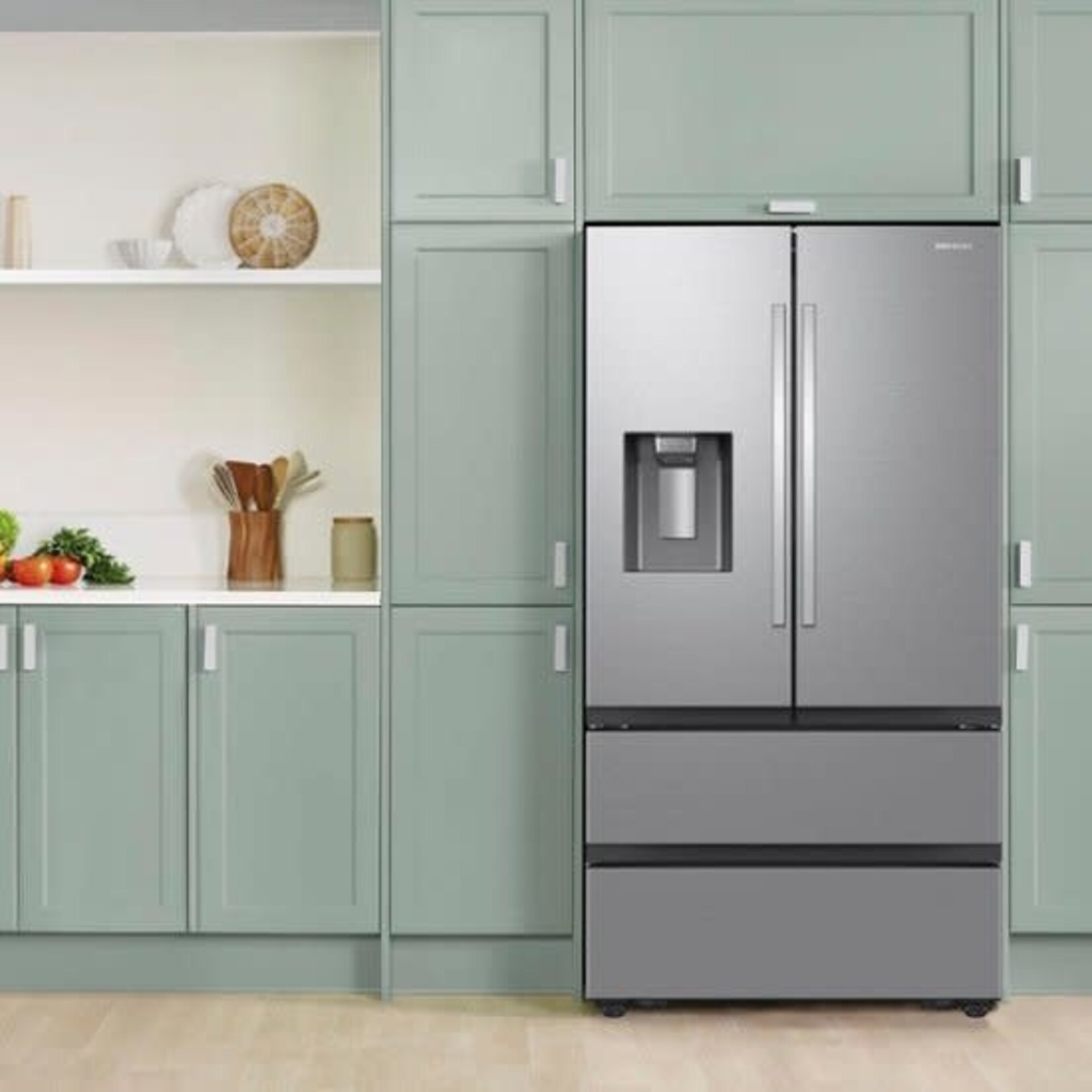 SAMSUNG #*RF31CG7400SR - 30 cu. ft. Mega Capacity 4-Door French Door Refrigerator with Four Types of Ice in Stainless Steel