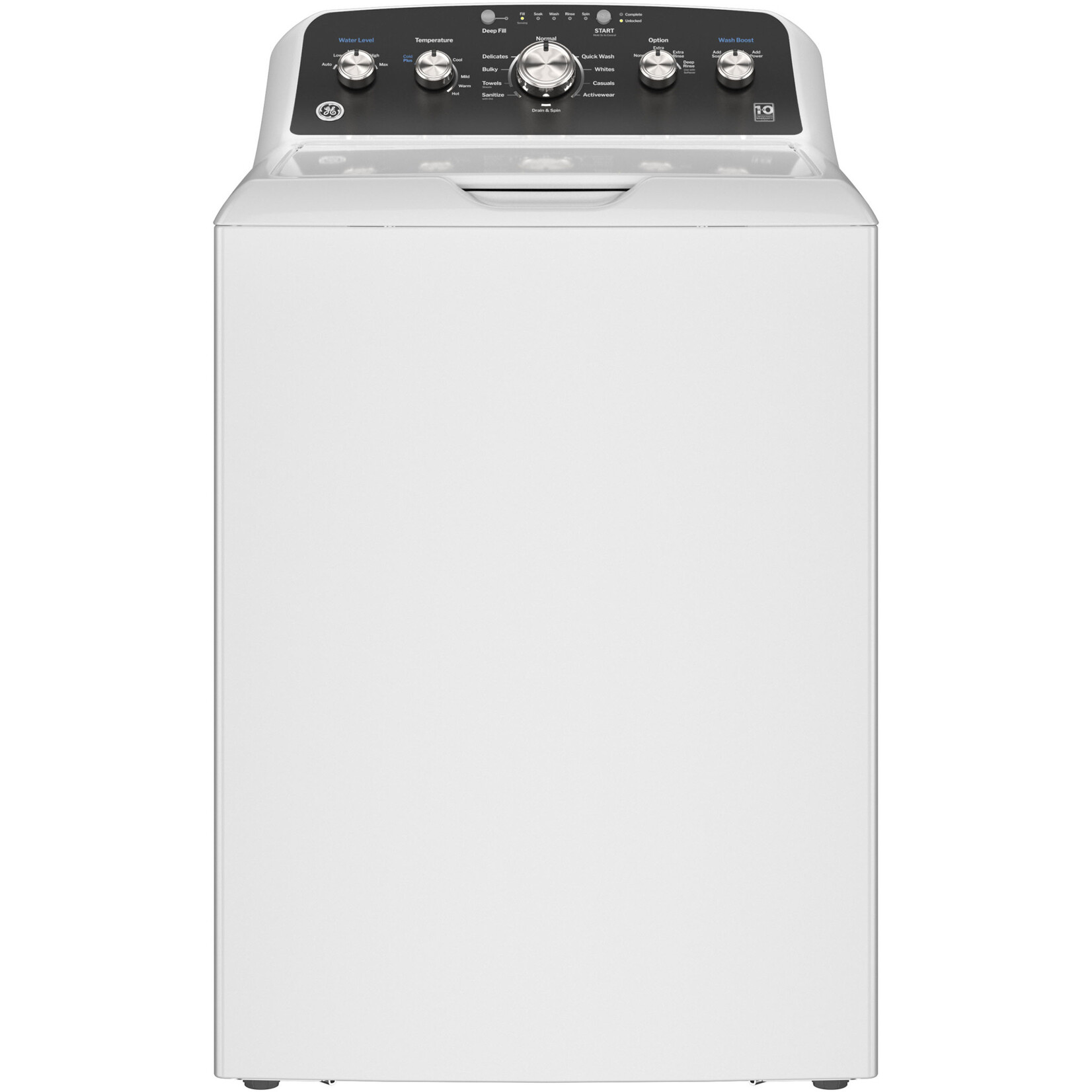 GE #*GTW485ASWWB 4.5 cu. ft. Top Load Washer in White with Cold Plus and Wash Boost