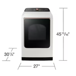 SAMSUNG #*DVE55CG7500E - Samsung 7.4-Cu. Feet Steam Cycle Vented Electric Dryer ( Ivory ) Energy Star Certified