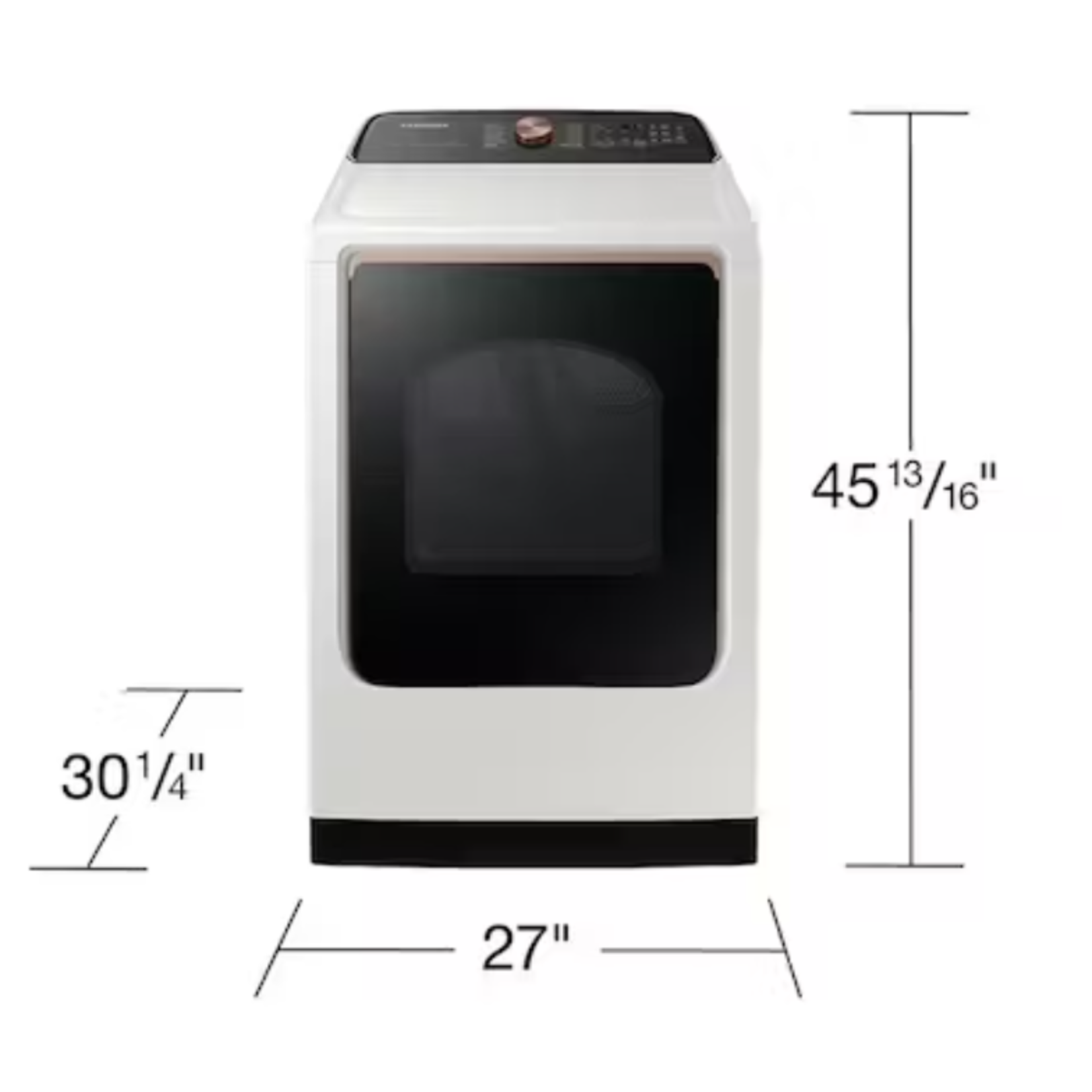 SAMSUNG #*DVE55CG7500E - Samsung 7.4-Cu. Feet Steam Cycle Vented Electric Dryer ( Ivory ) Energy Star Certified