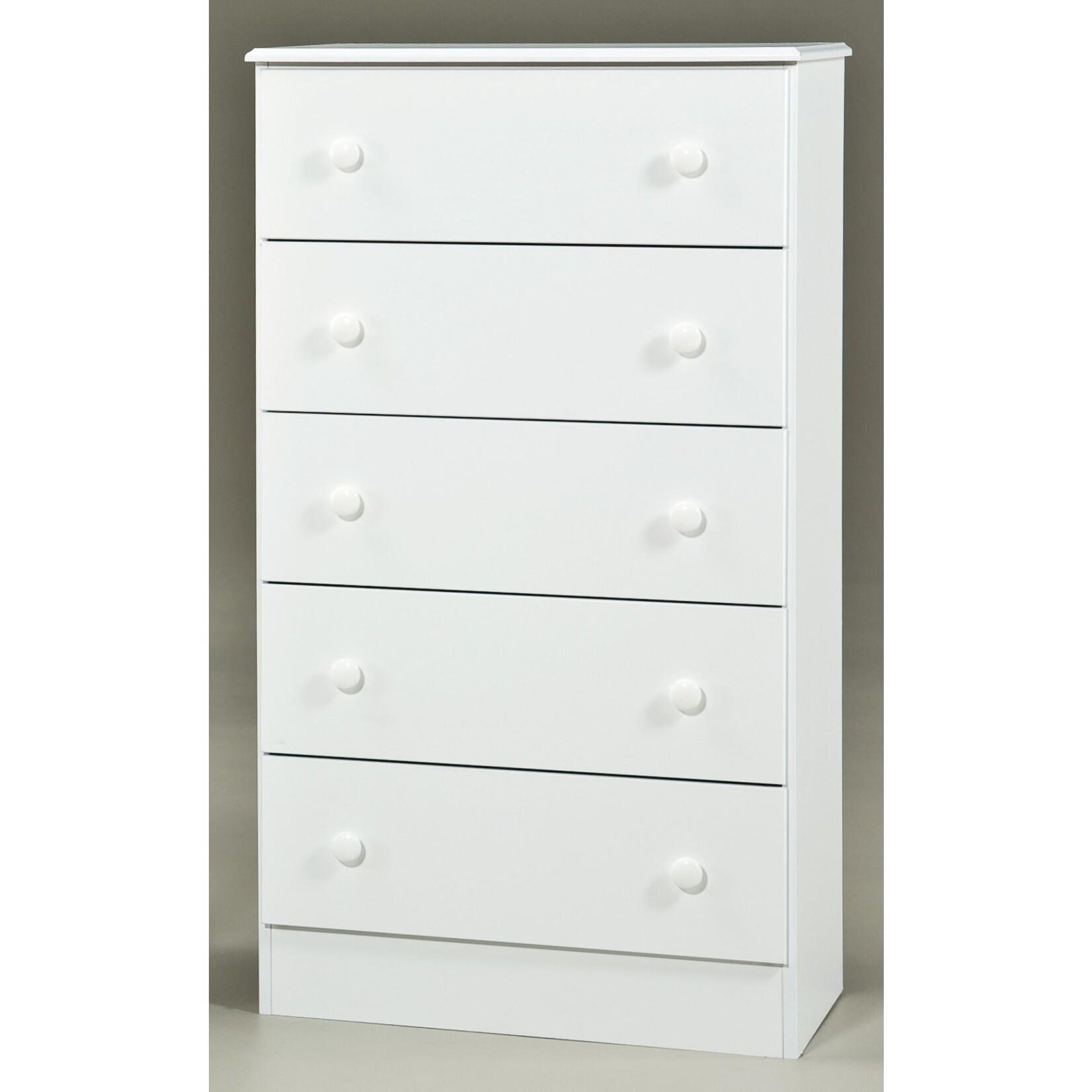 Nationwide Furniture Distributors #S506 - NATIONWIDE 5 Drawer Chest White